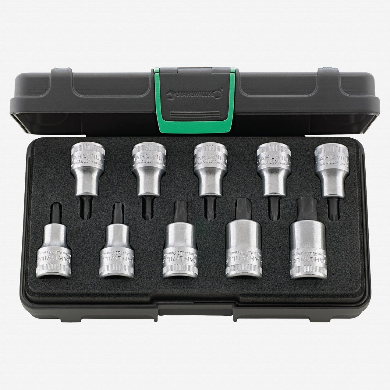 Stahlwille 54TX/10 1/2" Drive, Torx Socket Set, T20 - T60, 10 Pieces - ST96032005 - KC Tool