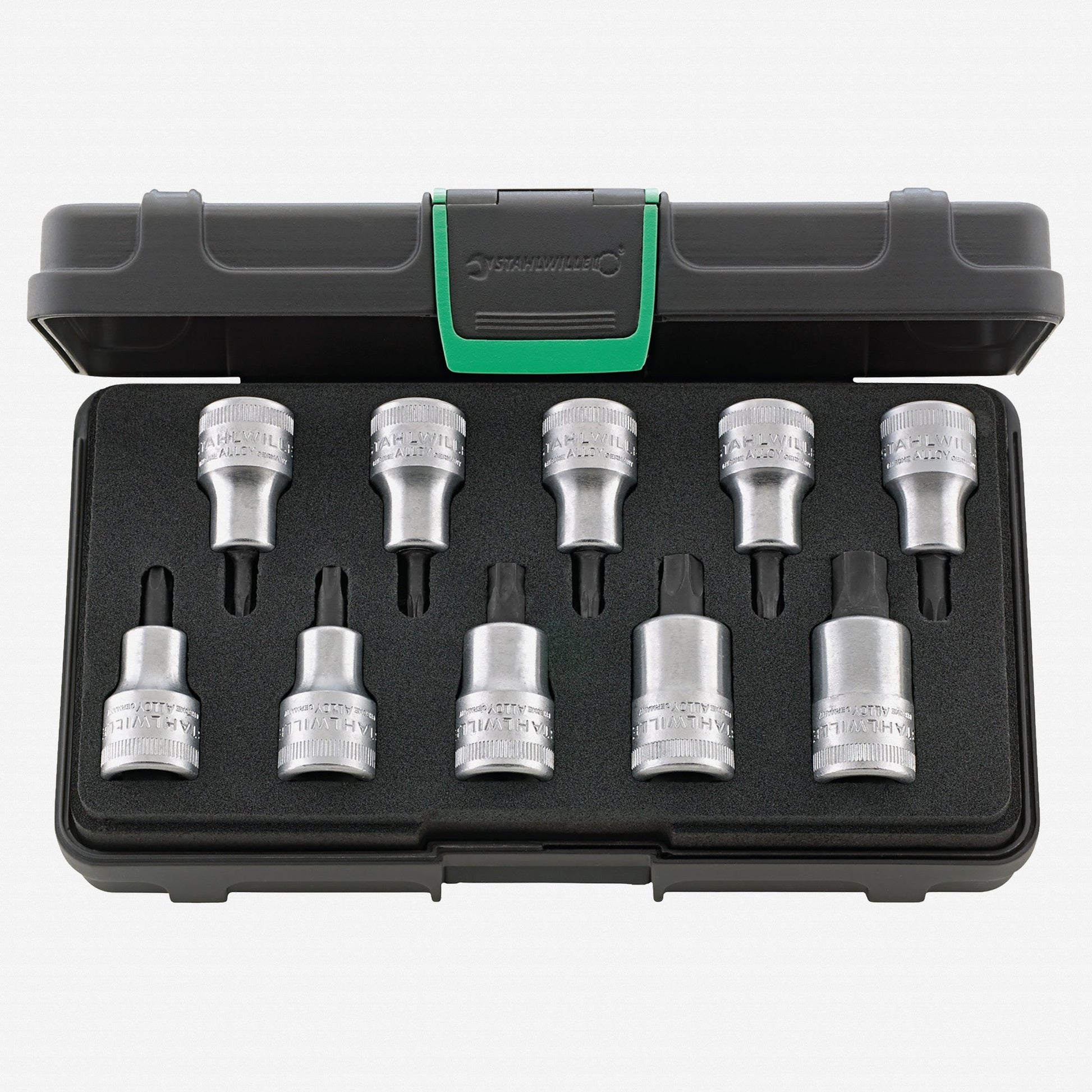 Stahlwille 54TX/10 1/2" Drive, TORX® Socket Set, T20-T60, 10 Pieces - ST96032005 - KC Tool