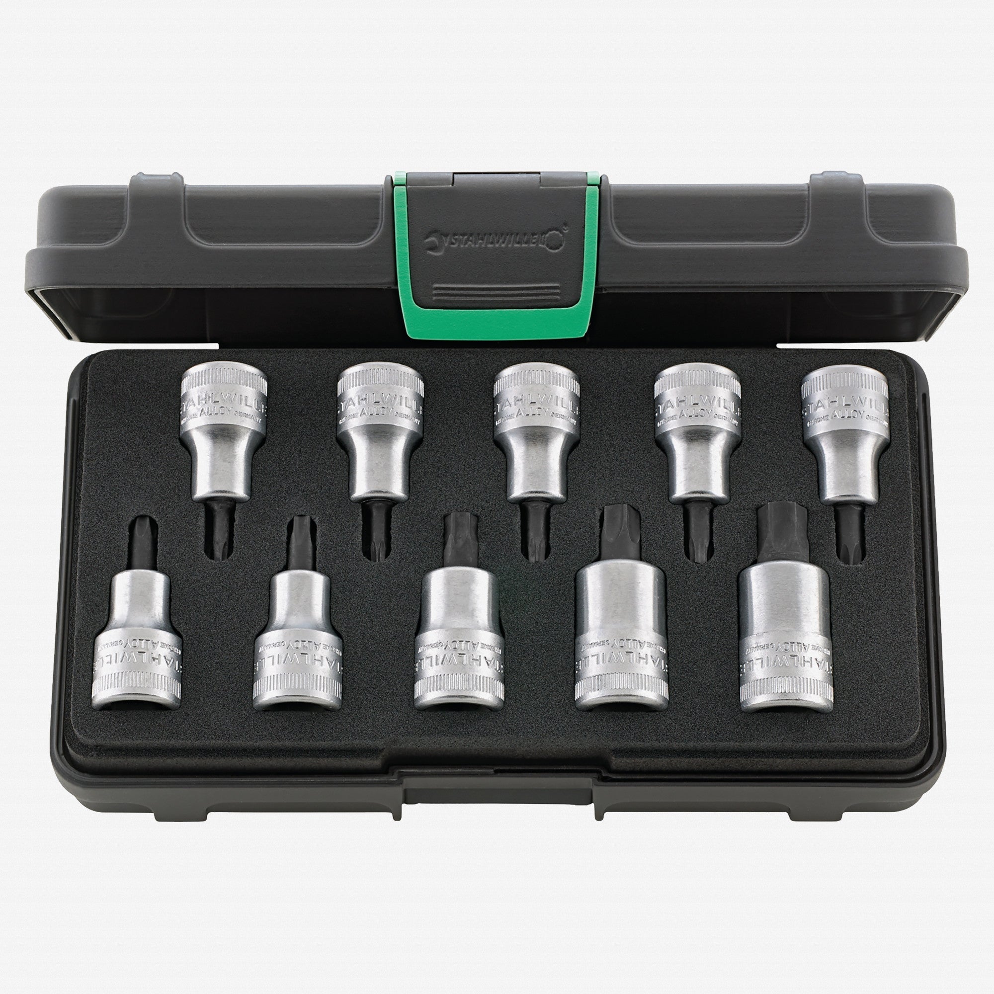 Stahlwille 54TX/10 1/2" Drive, TORX® Socket Set, T20-T60, 10 Pieces - ST96032005 - KC Tool