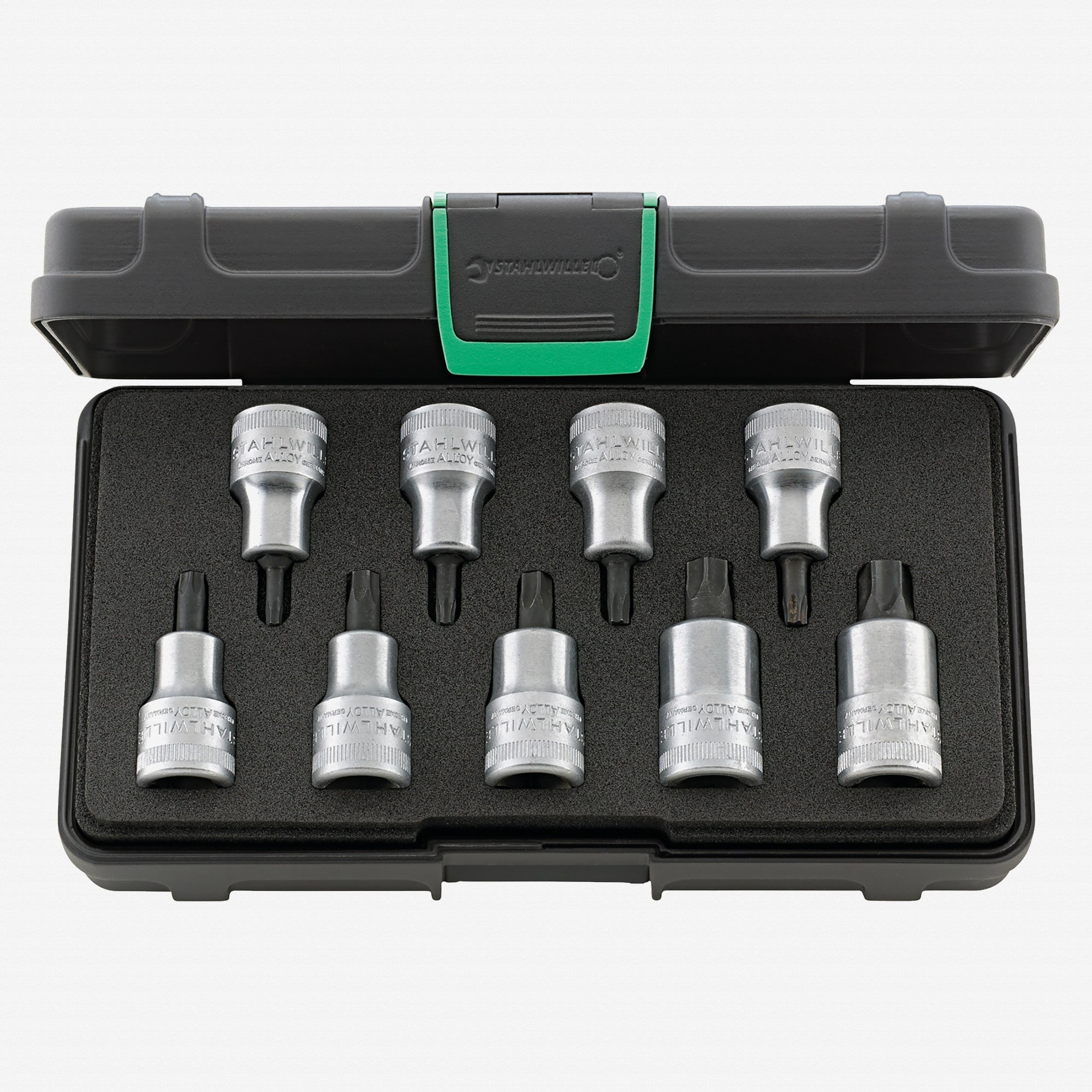 Stahlwille 54TX/9 Inside TORX® Socket Set, 1/2" Drive, T20-T60, 9 Pieces - ST96031004 - KC Tool