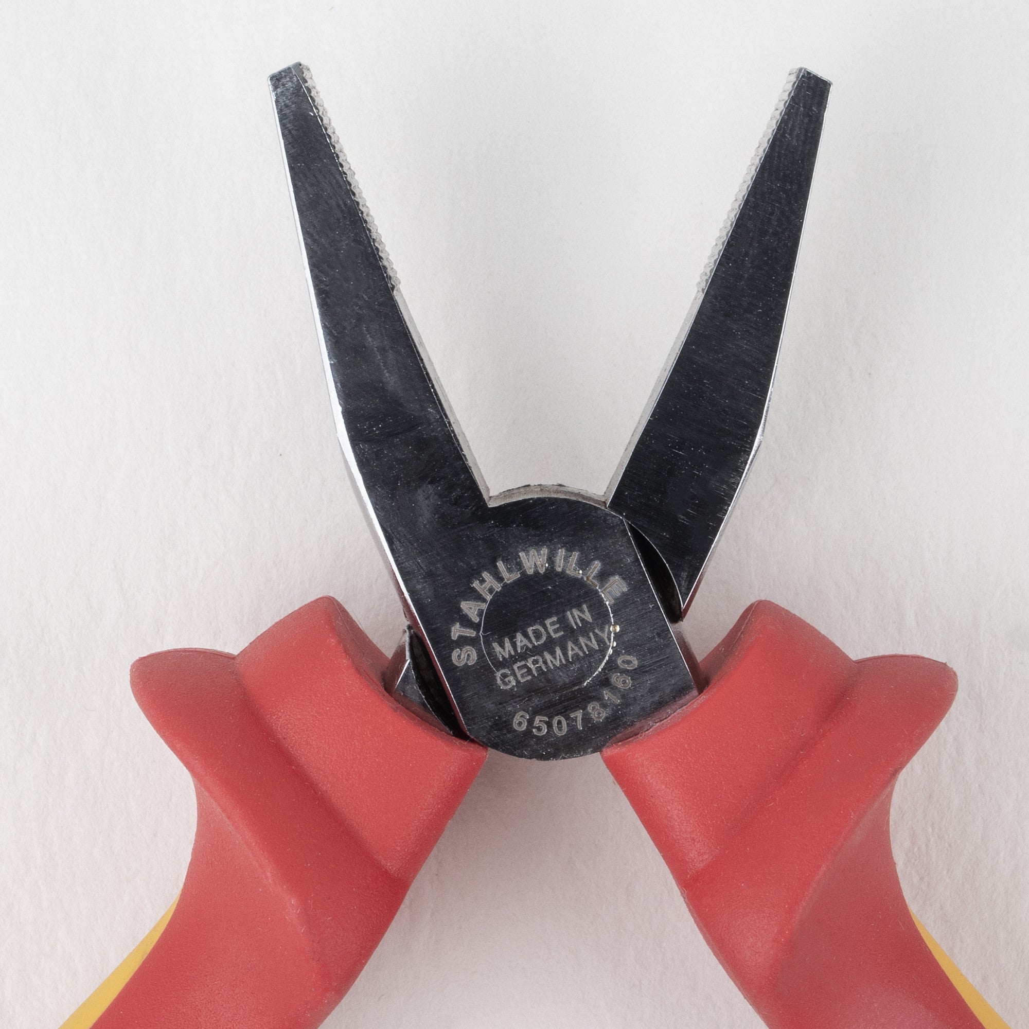 Stahlwille 6507 VDE flat nose pliers, short, 160 mm - ST65078160 - KC Tool
