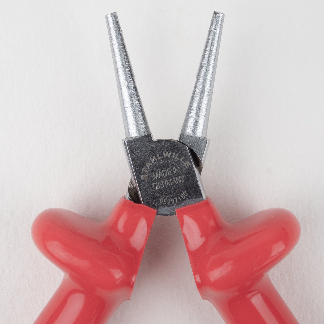 Stahlwille 6523 VDE round nose pliers, short, 160 mm - Dip - coated - ST65237160 - KC Tool