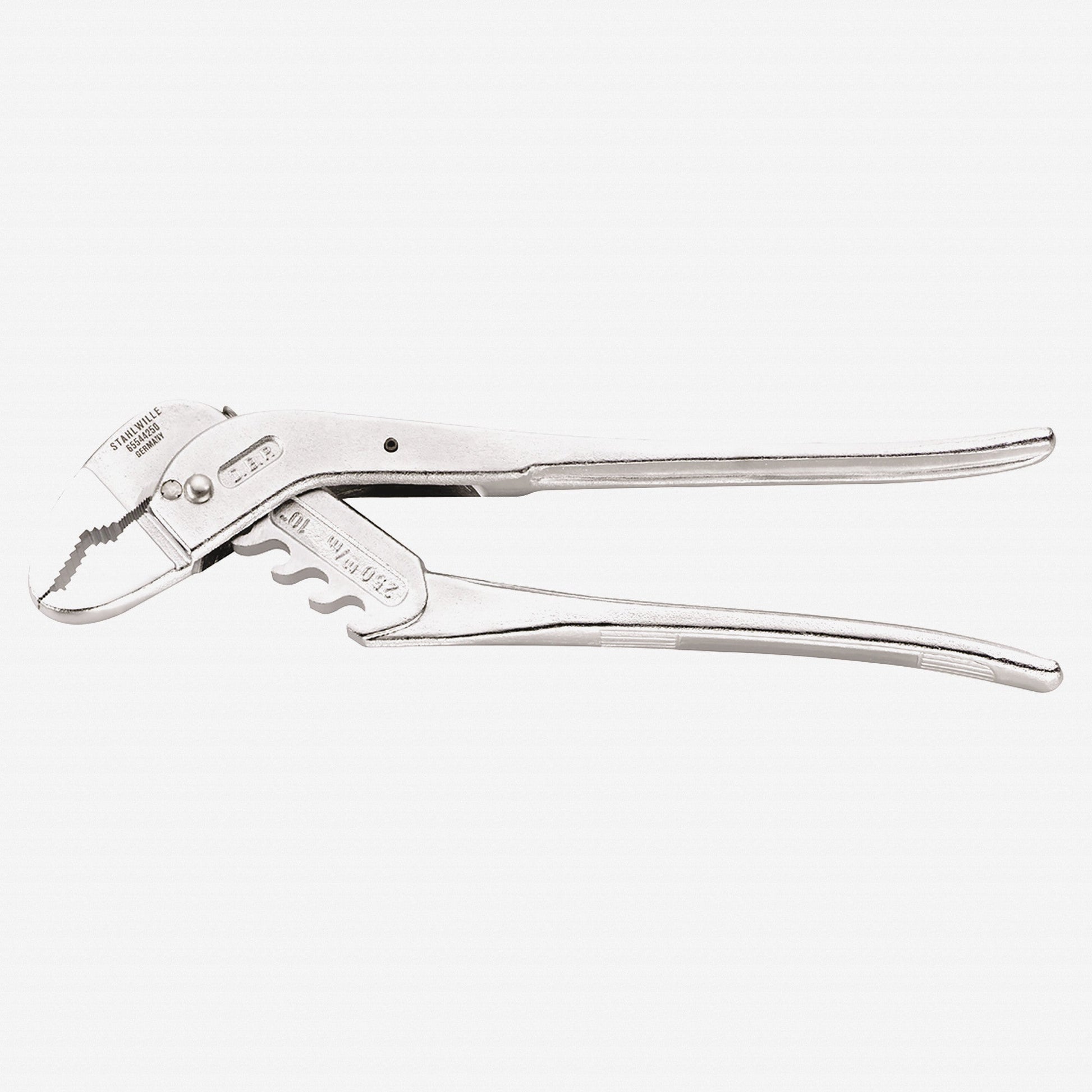 Stahlwille 6554 Waterpump Pliers, with Rapid Adjustment, 250 mm, Chrome - ST65544250 - KC Tool