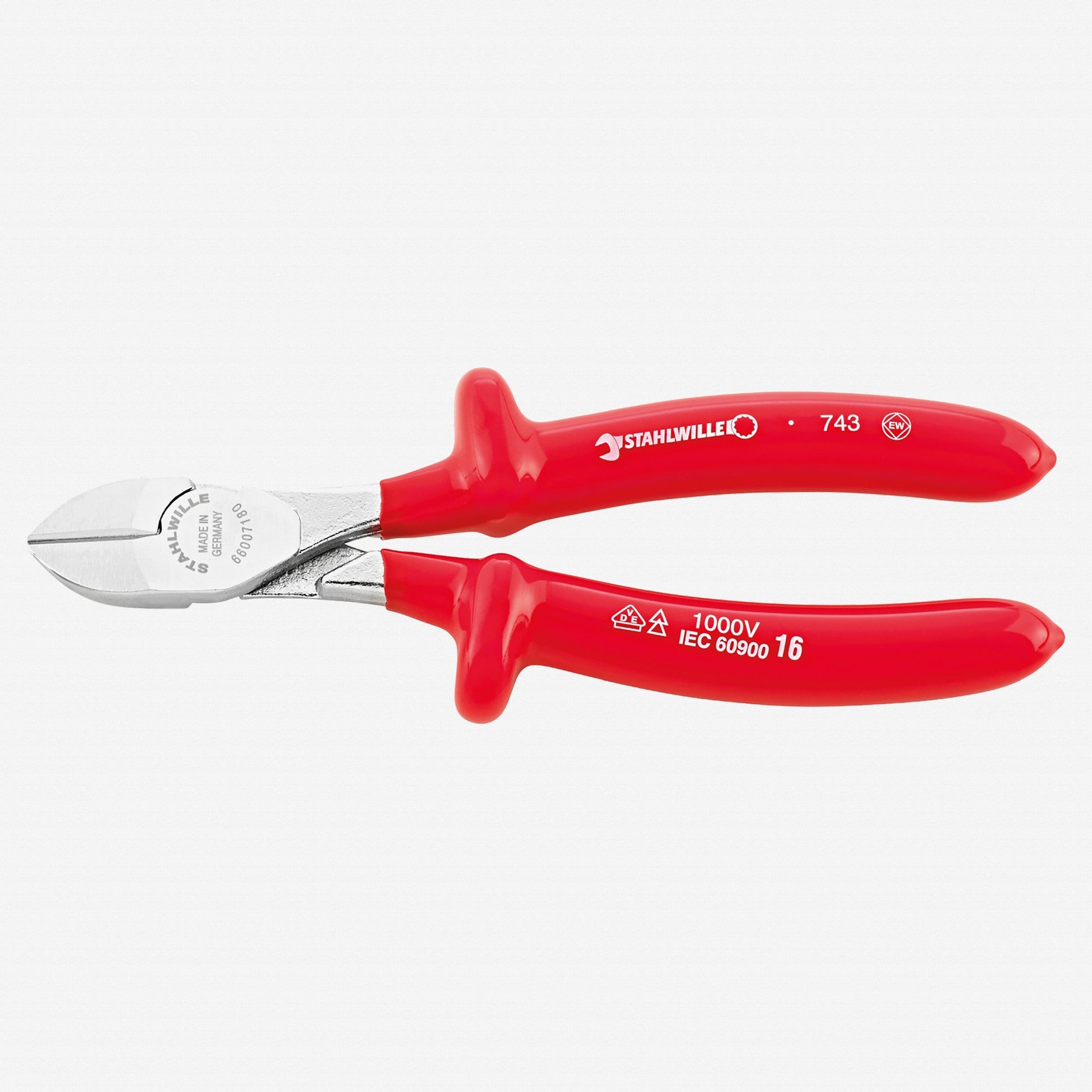 Stahlwille 6600 VDE side cutters, 140 mm - Dip-coated - ST66007145 - KC Tool
