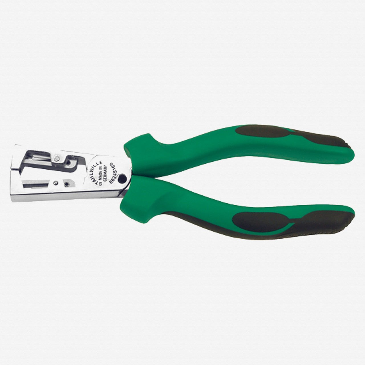 Stahlwille 6624 Wire Stripping pliers, 160 mm, Chrome, Multi - Component Handles - ST66245160 - KC Tool