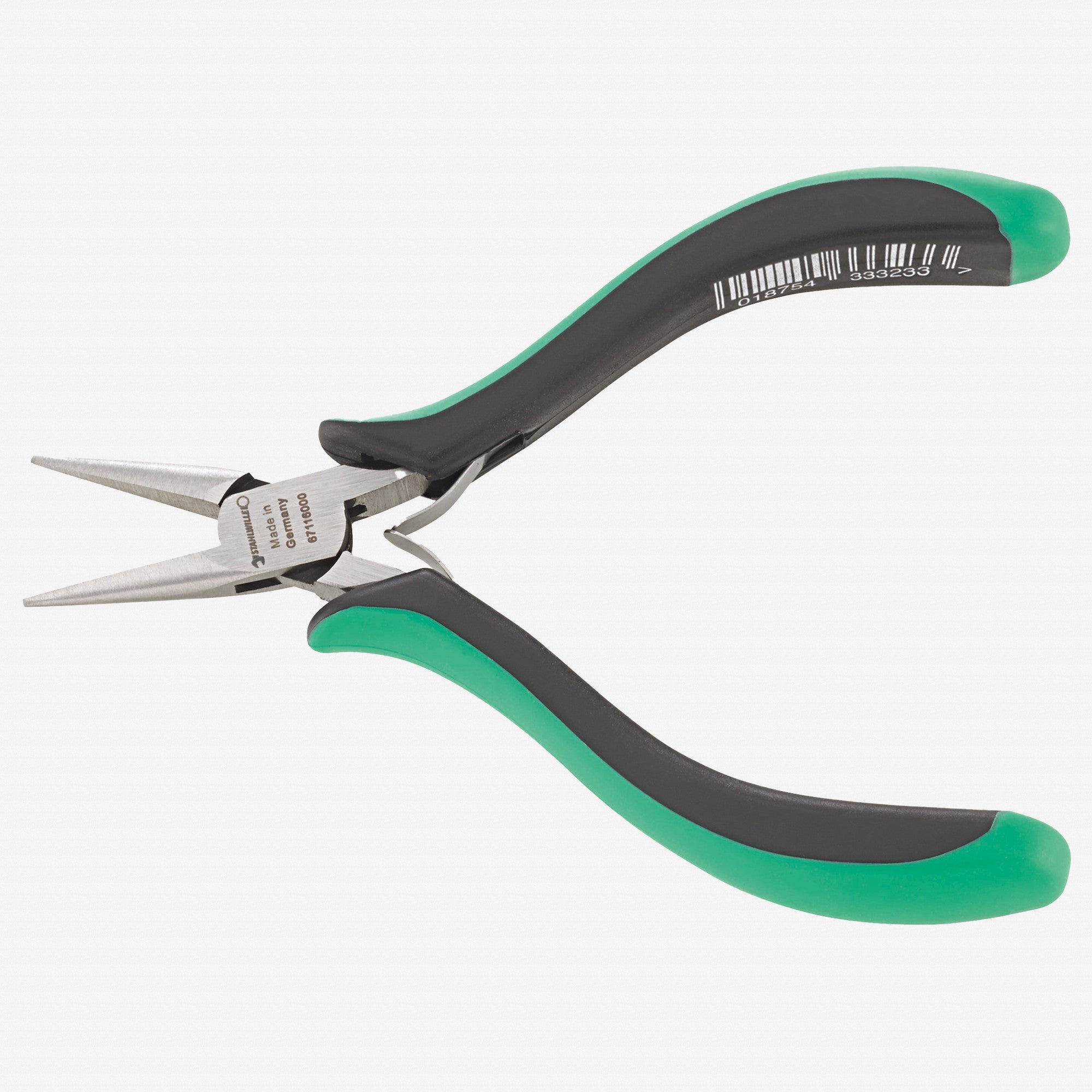 Stahlwille 6711 Electronic Flat-Nose, Round Pliers, 130 mm - ST67116000 - KC Tool