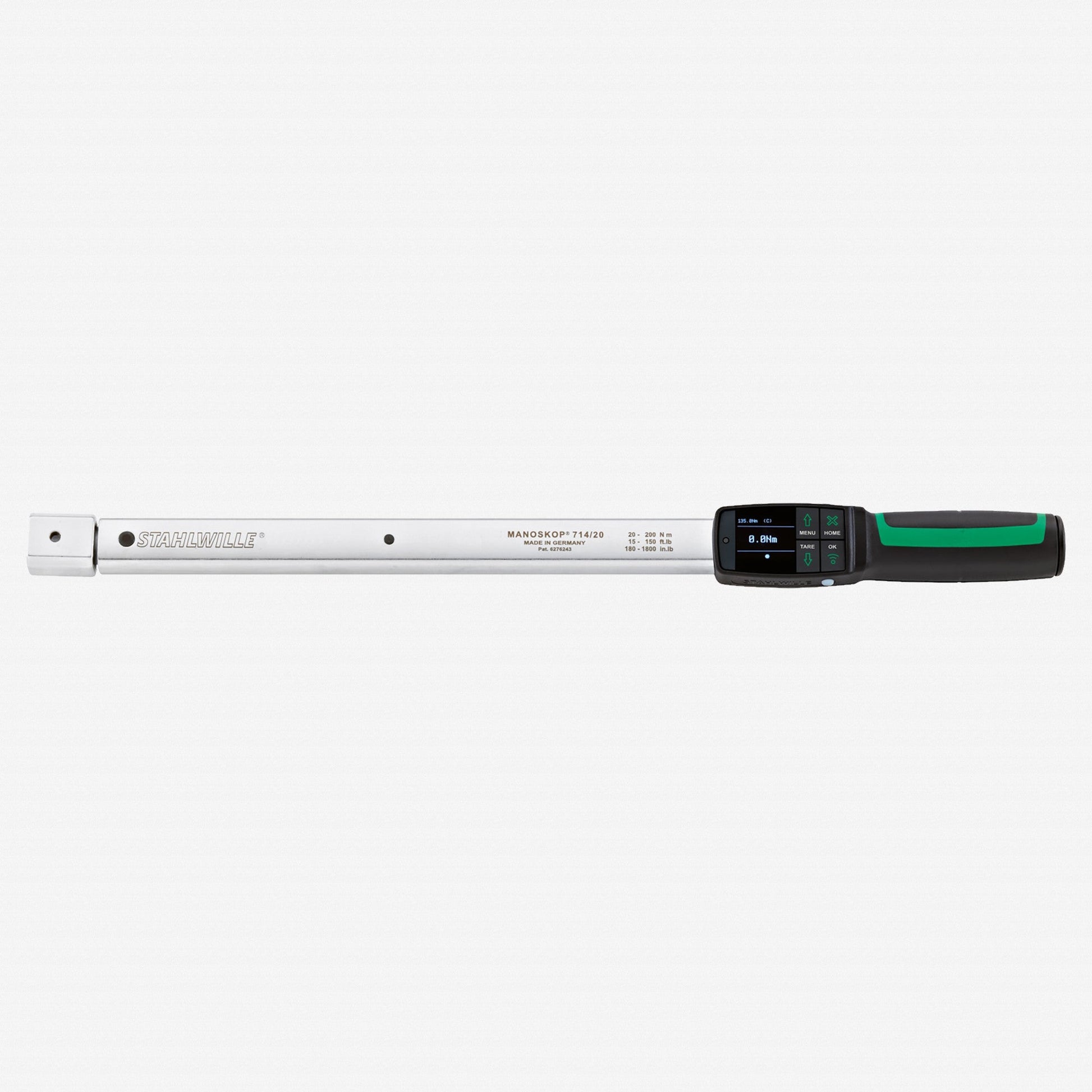 Stahlwille 714 MANOSKOP Electromechanical Angle-controlled Torque Wrench, 20-200 Nm, for 14x18 mm fittings - ST96500920 - KC Tool