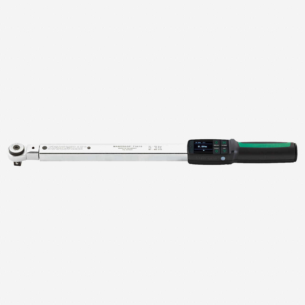 Stahlwille 714R MANOSKOP Tightening Angle Torque Wrench, Size 10; 10 - 100 Nm, 1/2", 9x12 mm - ST96501010 - KC Tool