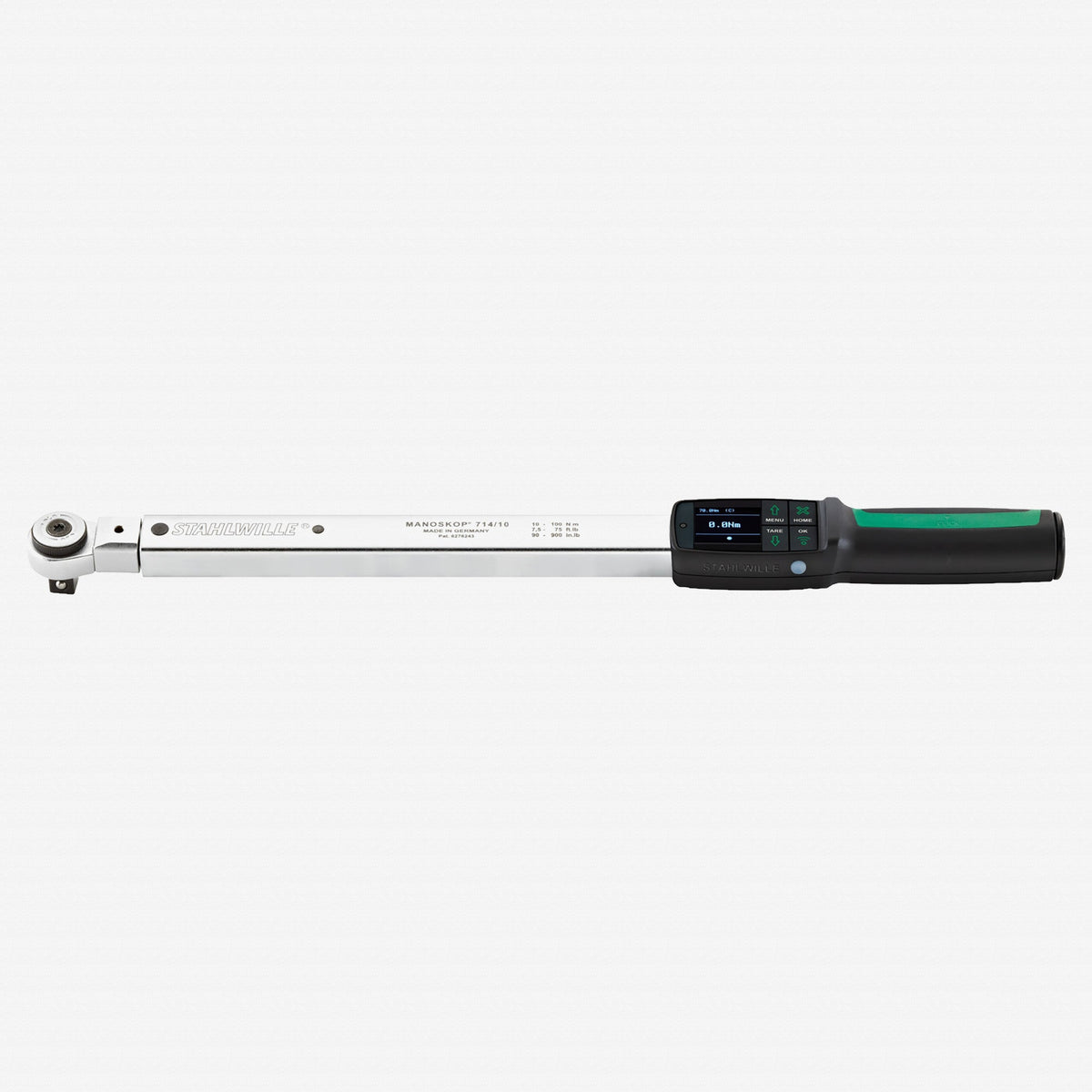 Stahlwille 714R MANOSKOP Tightening Angle Torque Wrench, Size 10; 10-100 Nm, 1/2", 9x12 mm - ST96501010 - KC Tool