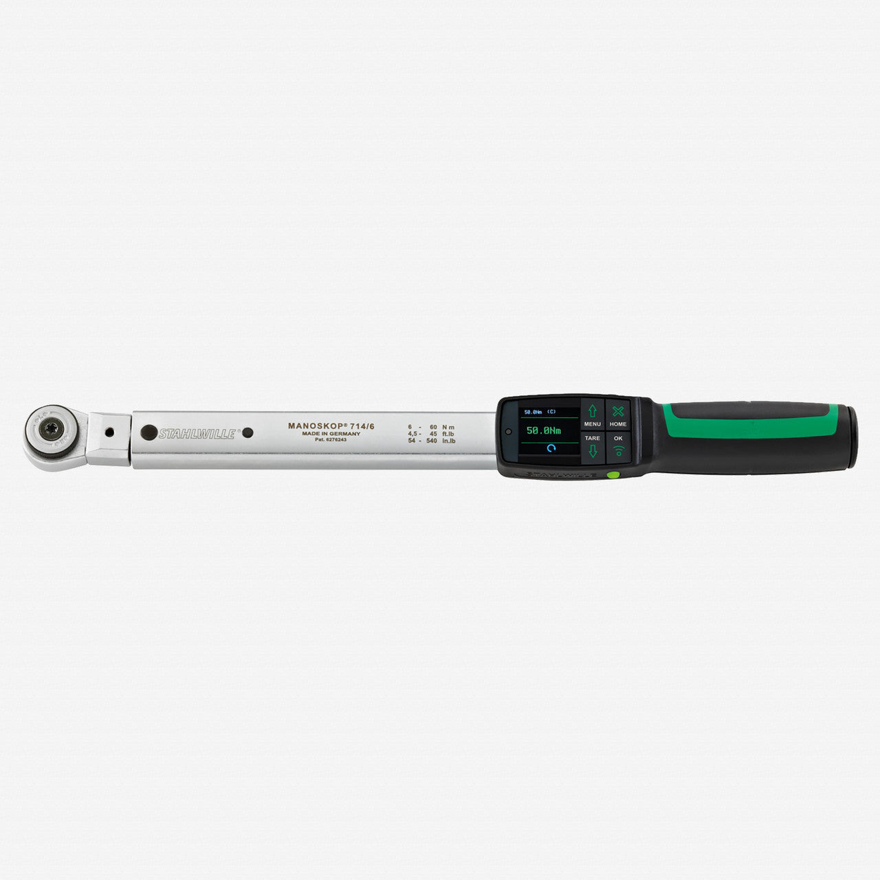 Stahlwille 714R MANOSKOP Tightening Angle Torque Wrench, Size 6; 6 - 60 Nm, 3/8", 9x12 mm - ST96501006 - KC Tool
