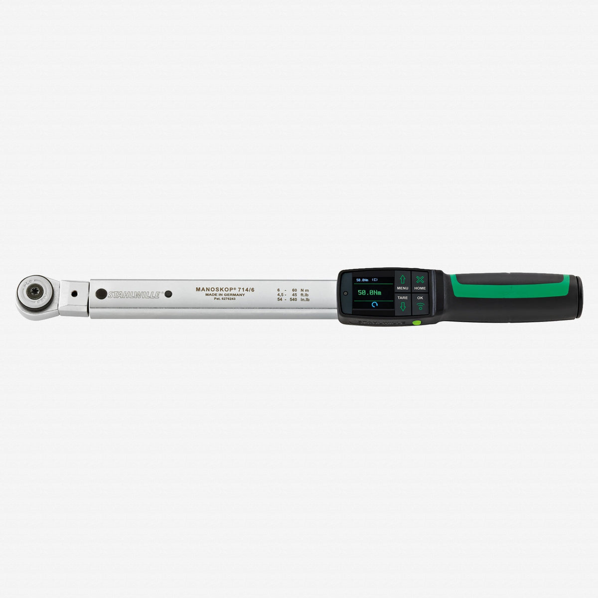 Stahlwille 714R MANOSKOP Tightening Angle Torque Wrench, Size 6; 6-60 Nm, 3/8", 9x12 mm - ST96501006 - KC Tool