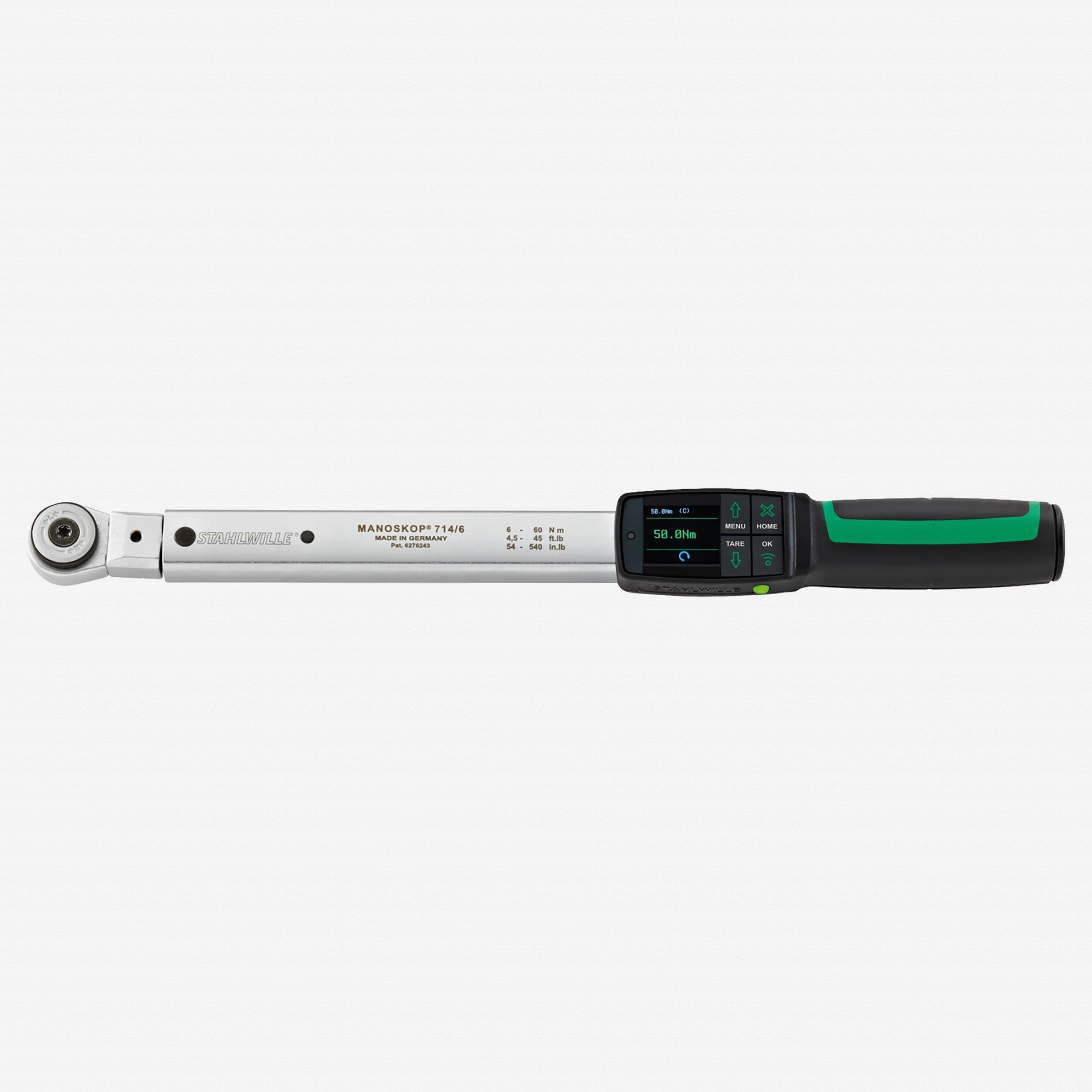 Stahlwille 714R MANOSKOP Tightening Angle Torque Wrench, Size 6; 6-60 Nm, 3/8", 9x12 mm - ST96501006 - KC Tool