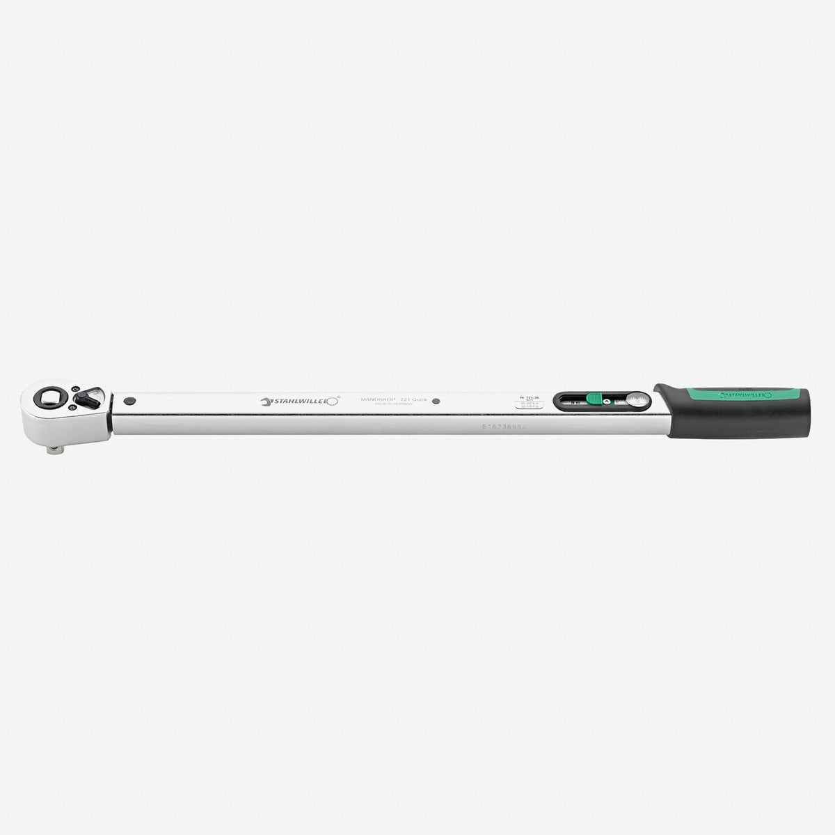 Stahlwille 721 Quick Standard MANOSKOP Torque Wrench, Size 30, 1/2" Drive, 60-300 Nm - ST50204030 - KC Tool