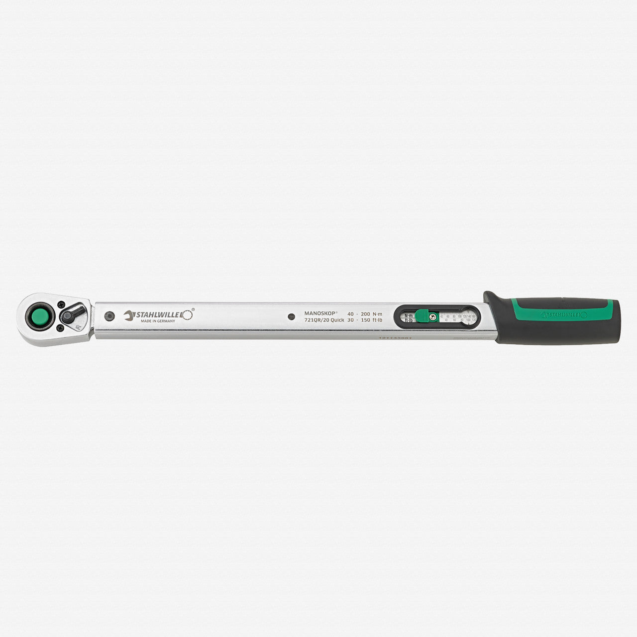 Stahlwille 721QR Quick Standard MANOSKOP Torque Wrench, 1/2" Drive, 40 - 200 Nm - ST50204120 - KC Tool