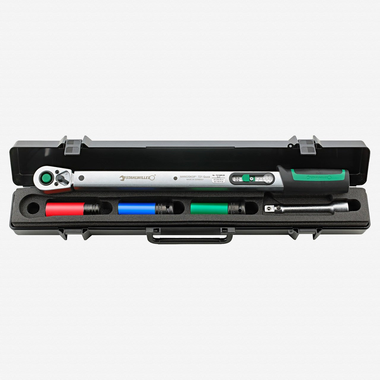 Stahlwille 721QR/20/3/1 Torque Wrench, Quick Wheel Fitting Set, 1/2" Drive - ST96507214 - KC Tool