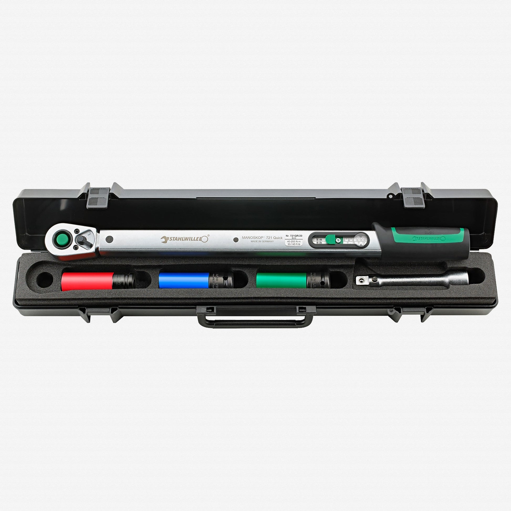 Stahlwille 721QR/20/3/1 Torque Wrench, Quick Wheel Fitting Set, 1/2" Drive - ST96507214 - KC Tool