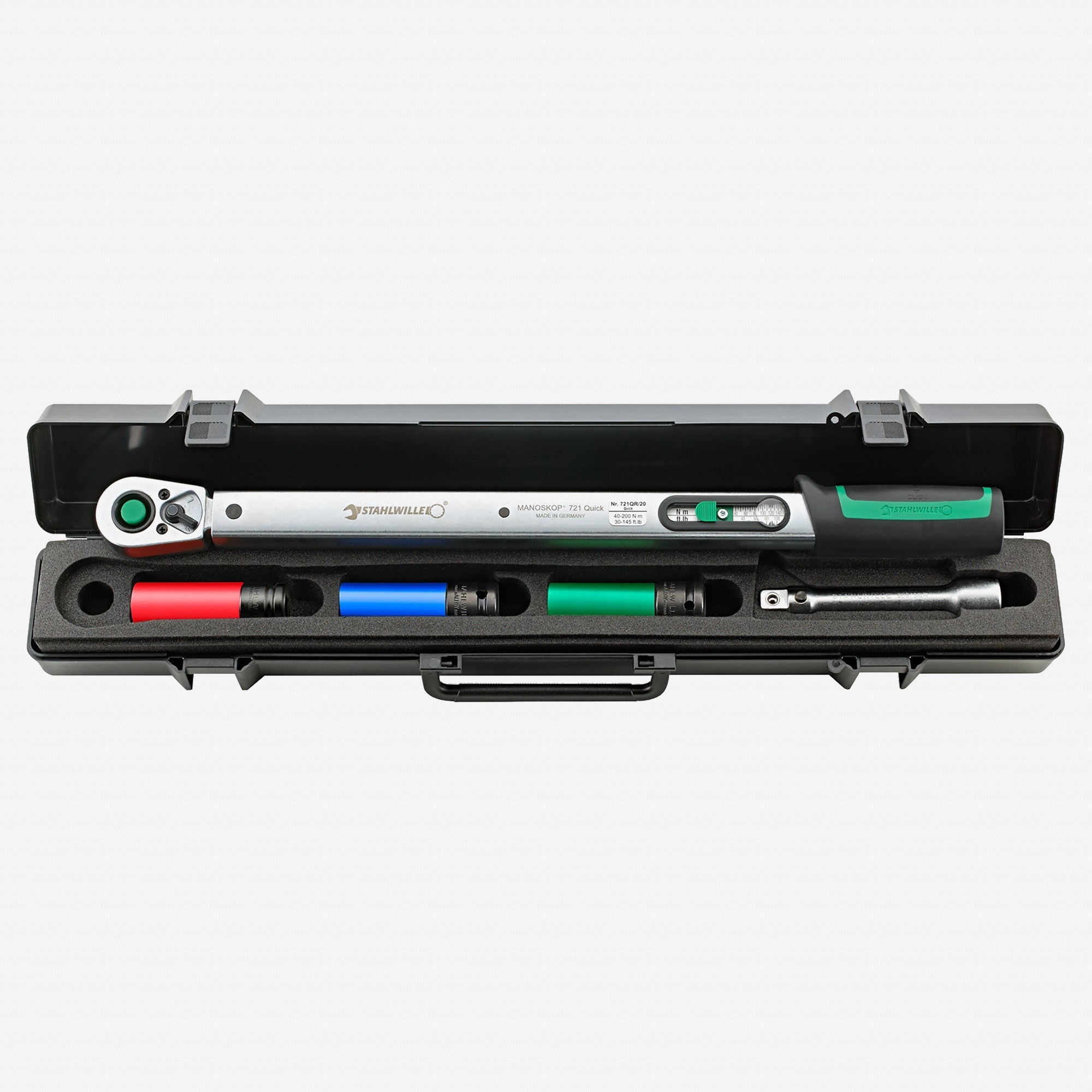 Stahlwille 721QR/20/3/1 Torque Wrench, Quick Wheel Fitting Set, 1/2" Drive - ST96507214 - KC Tool