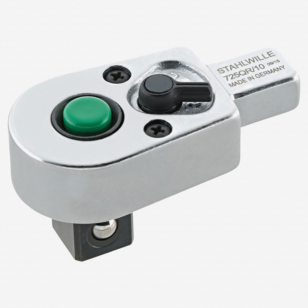 Stahlwille 725QR QuickRelease Ratchet Insert Tool, Size 5, 3/8" Drive, 9x12 mm - ST58253005 - KC Tool