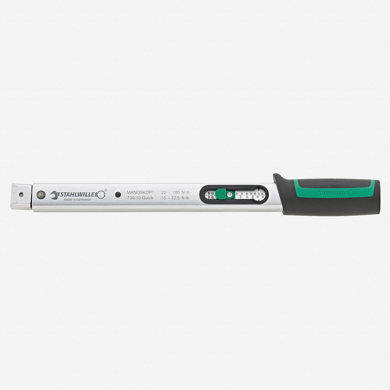 Stahlwille 730 Quick Basic Torque Wrench, Size 10, 20 - 100 Nm, 9 x 12mm - ST50184010 - KC Tool