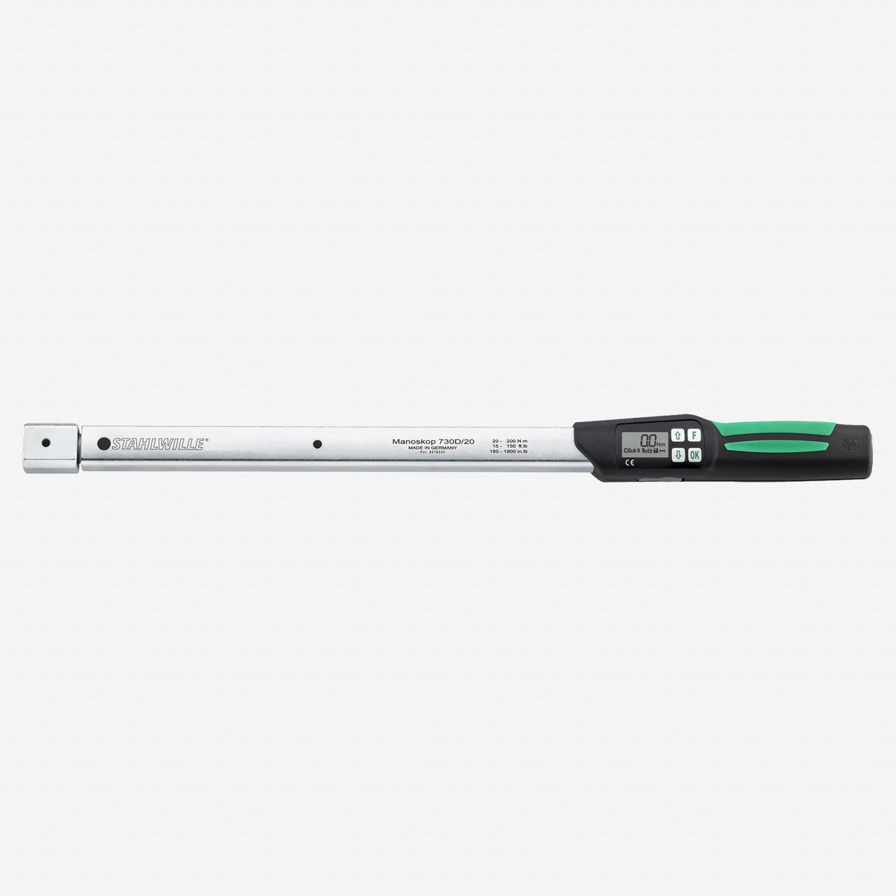 Stahlwille 730D Service/Series MANOSKOP torque wrench, size 10; 10 - 100 Nm, 9x12 mm - ST96501710 - KC Tool