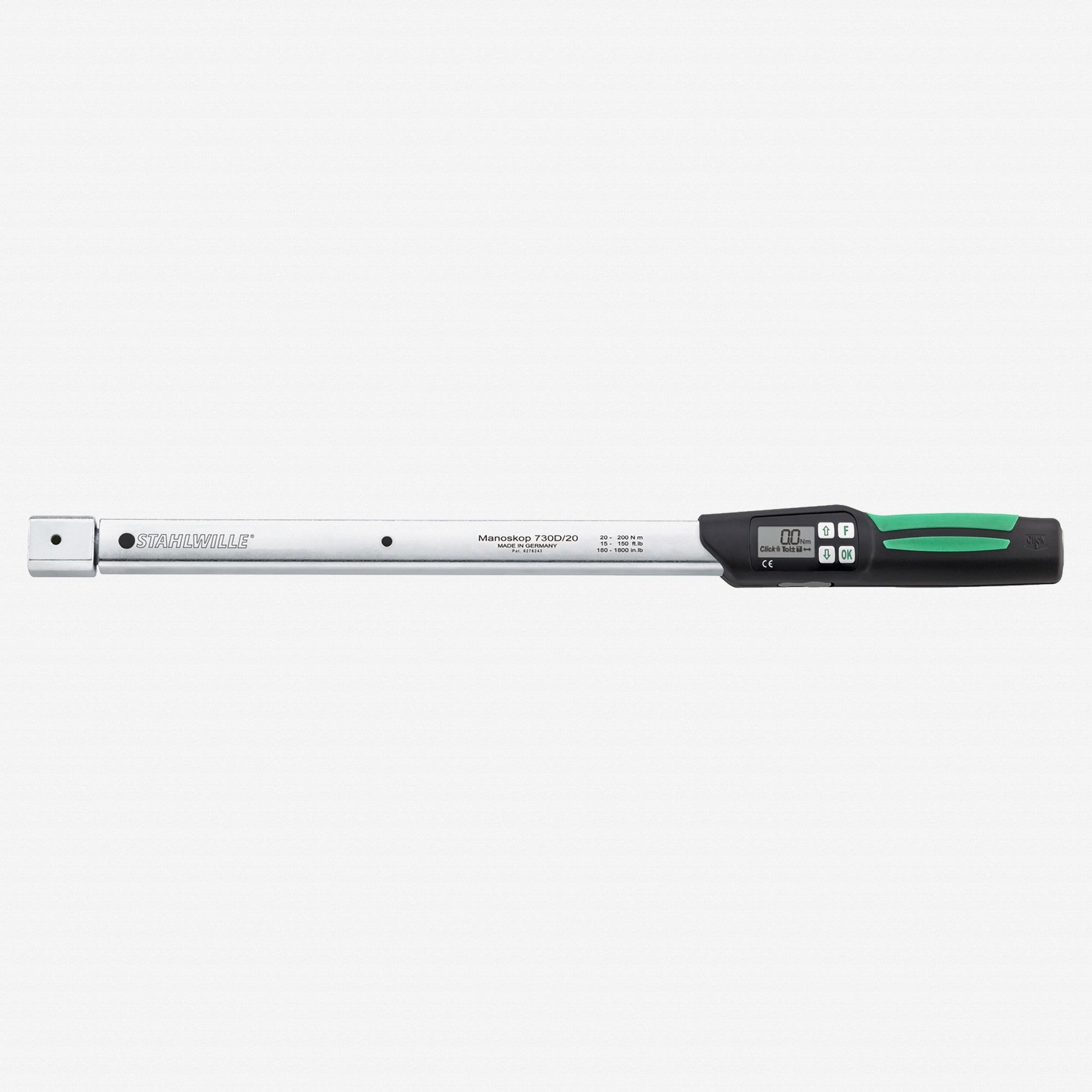 Stahlwille 730D Service/Series MANOSKOP torque wrench, size 10; 10-100 Nm, 9x12 mm - ST96501710 - KC Tool