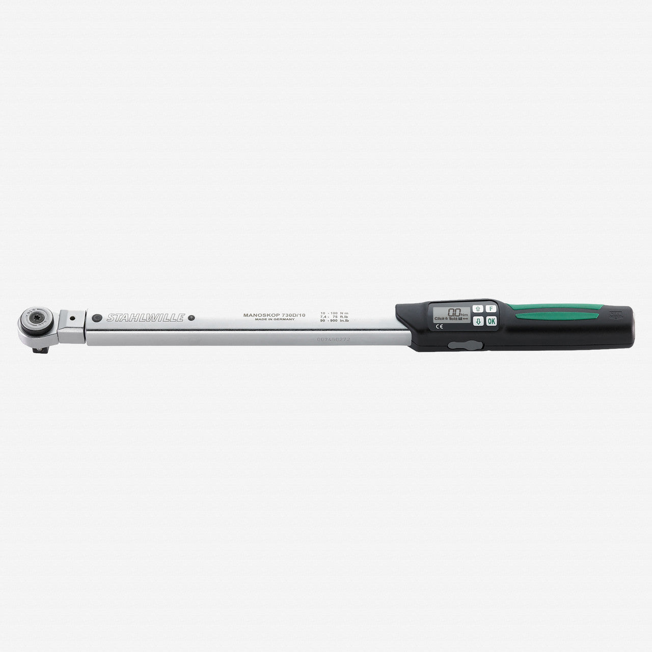 Stahlwille 730DR Service MANOSKOP Digital Torque Wrench, Size 10; 20 - 100 Nm - ST96501810 - KC Tool