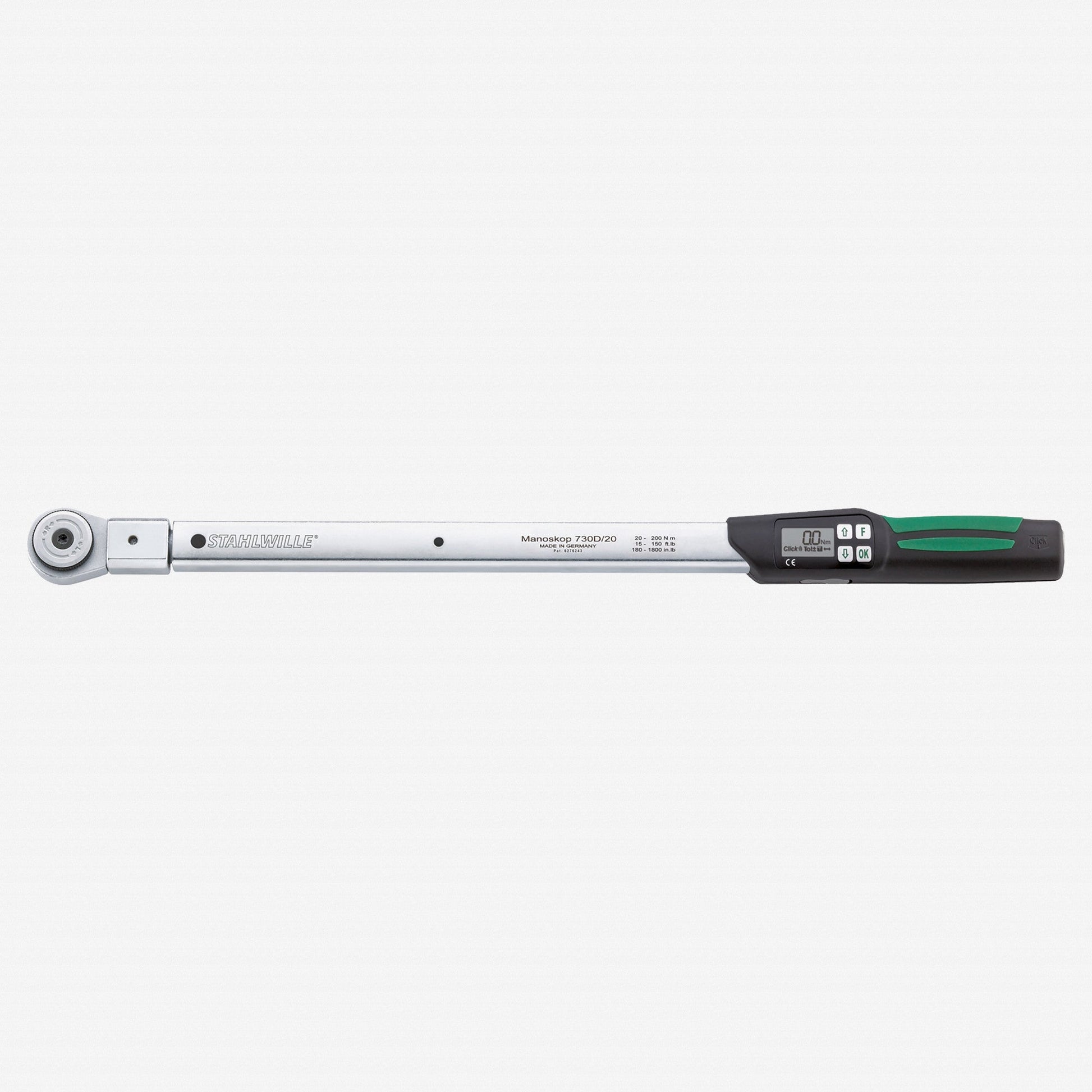 Stahlwille 730DR Service/Series MANOSKOP Torque Wrench, size 65; 65-650 Nm, 14x18 mm - ST96501865 - KC Tool