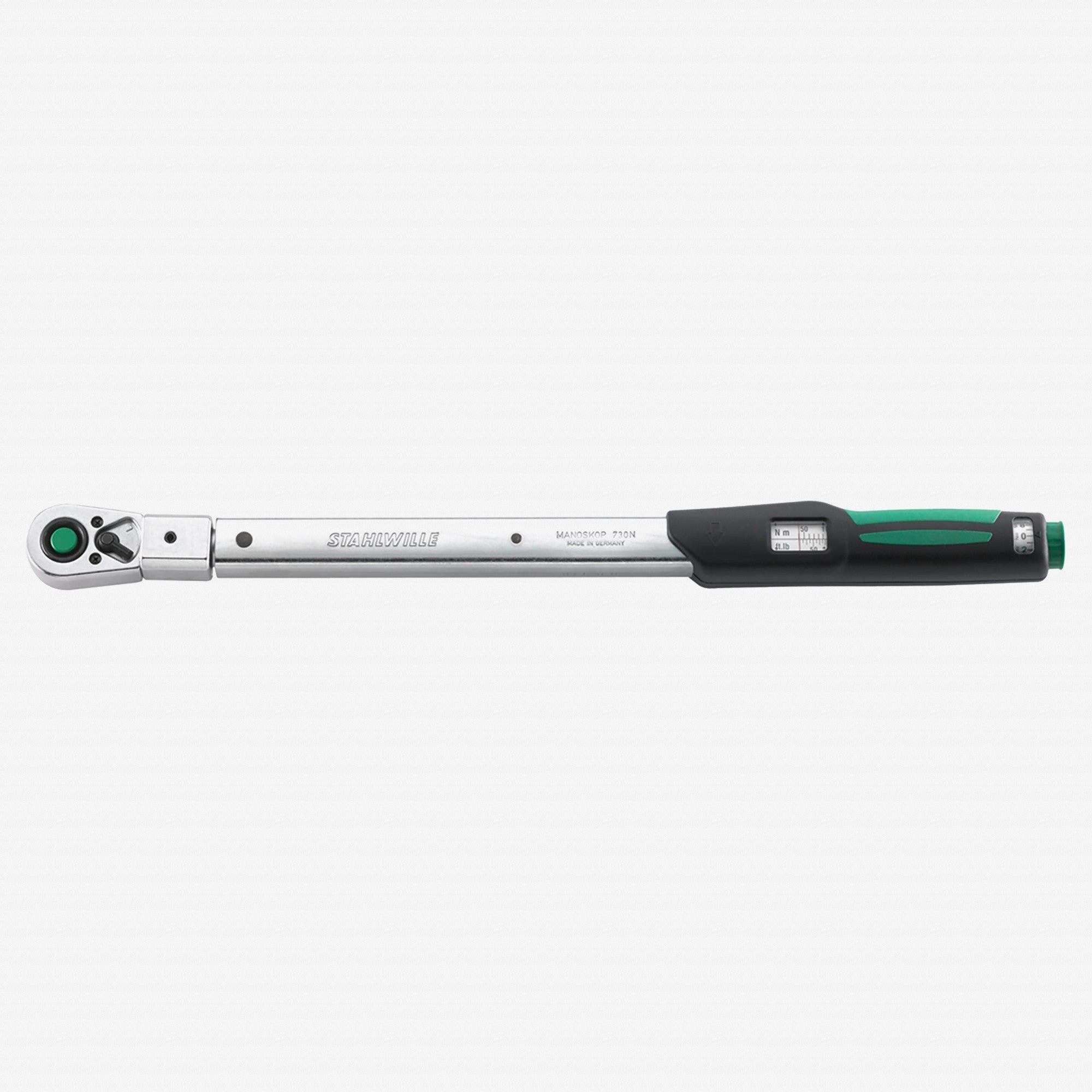 Stahlwille 730NR Service MANOSKOP 3/8" Torque Wrench, Size 5QR FK; 10-50 Nm - ST96502105 - KC Tool