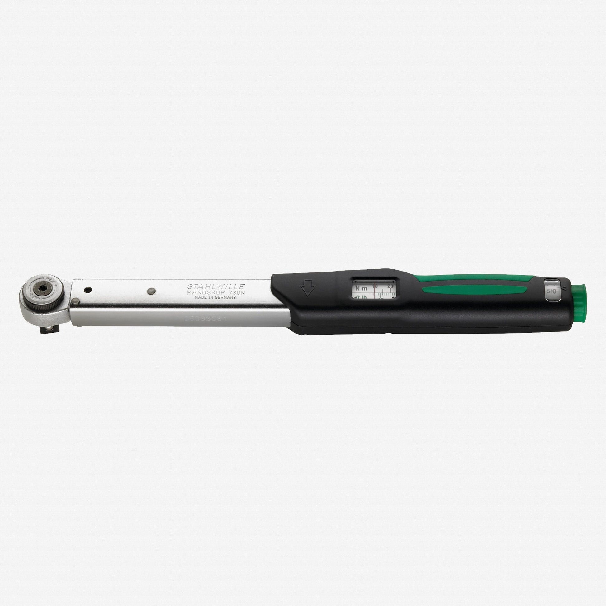 Stahlwille 730NR Service MANOSKOP Torque Wrench, Size 10 FK, 20-100 Nm - ST96503110 - KC Tool