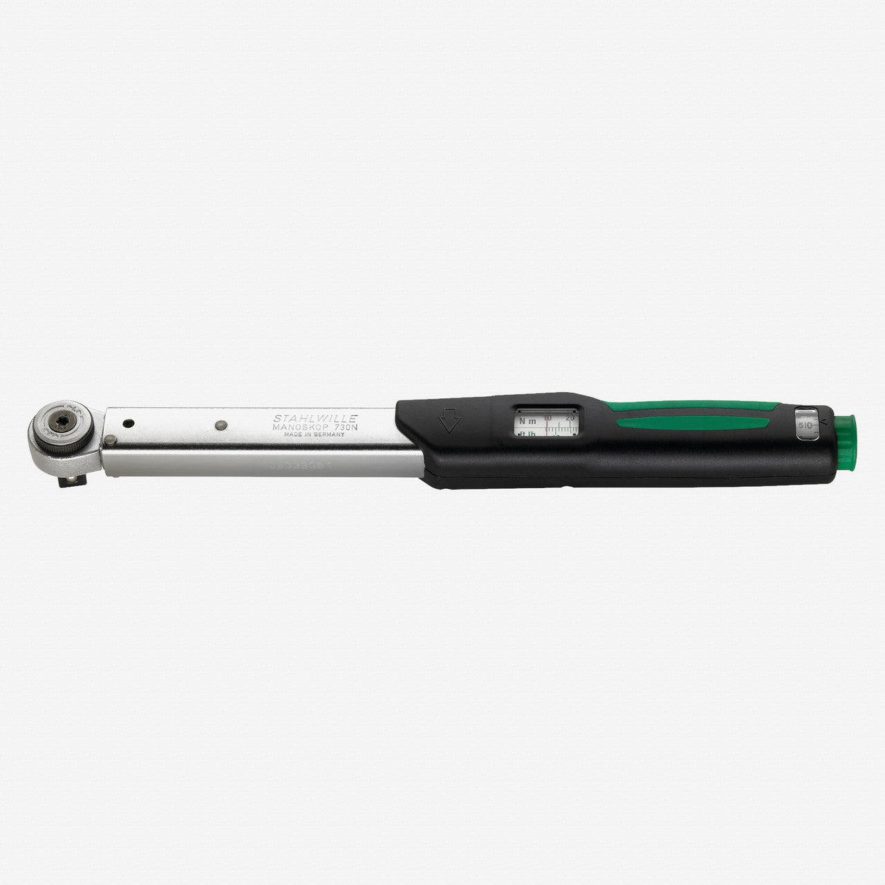 Stahlwille 730NR Service MANOSKOP Torque Wrench, Size 10 FK, 20 - 100 Nm - ST96503110 - KC Tool