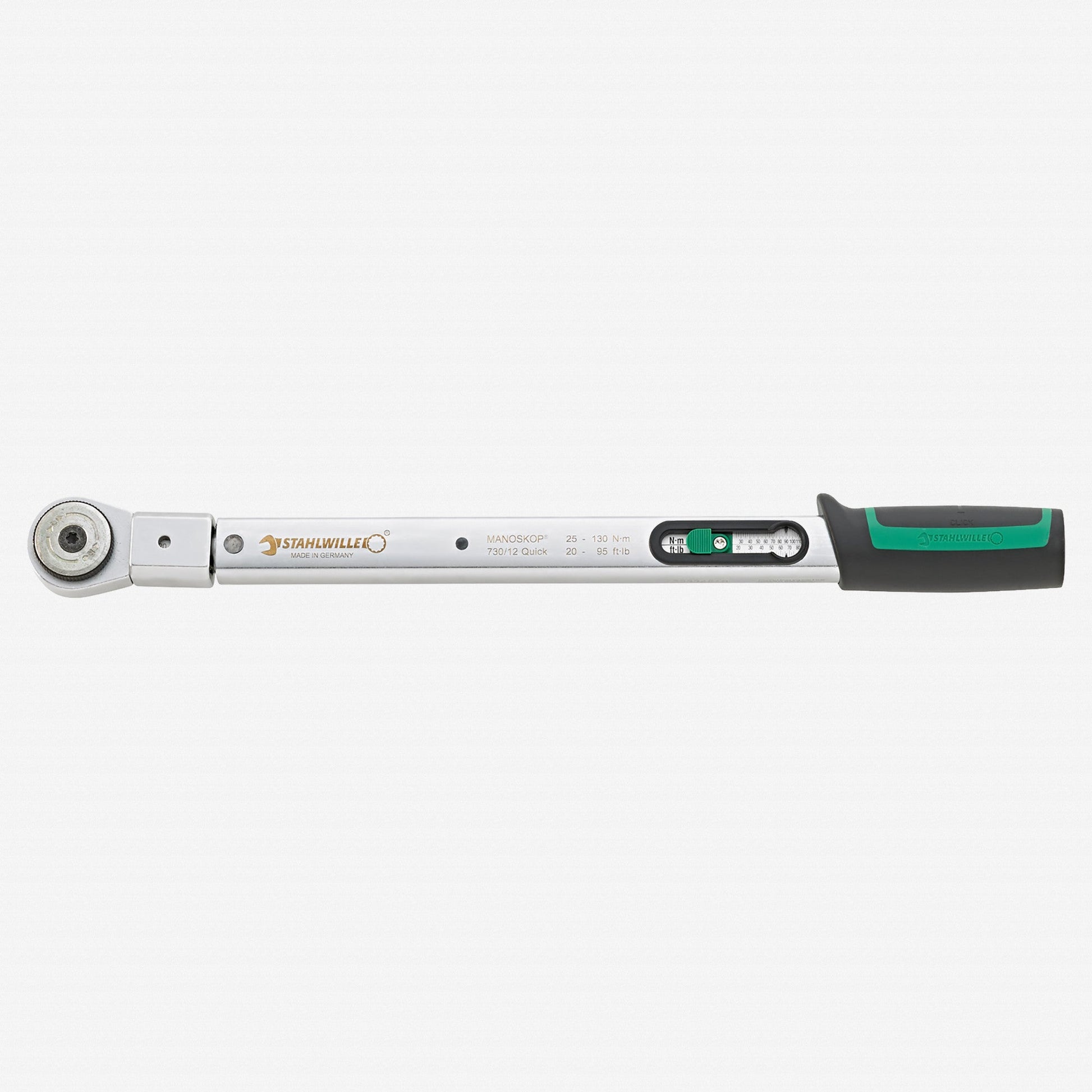 Stahlwille 730R/12 Quick SERVICE-MANOSKOP 1/2" Torque Wrench, 25-130 Nm (Mercedes) - ST96504012 - KC Tool