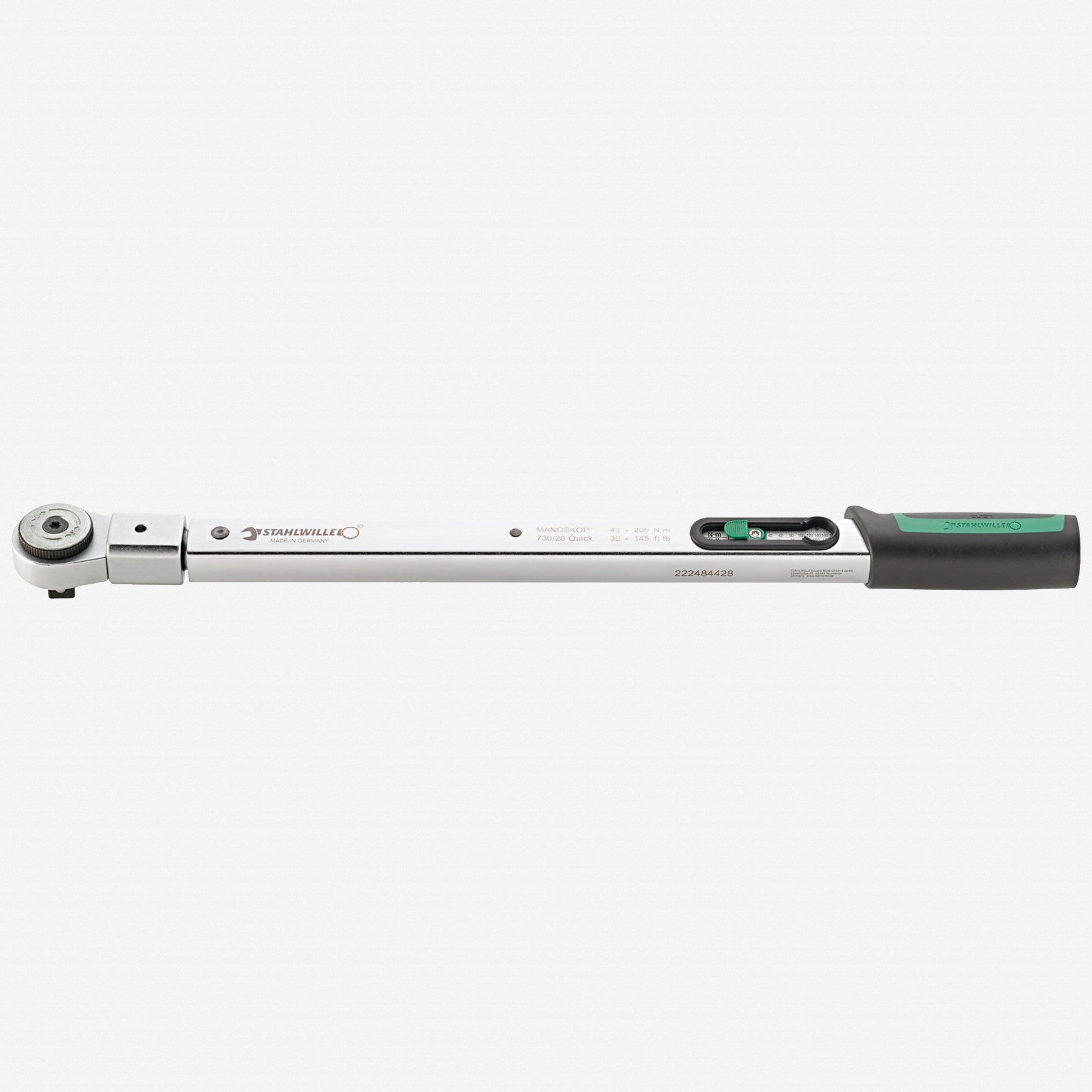 Stahlwille 730R/30 Quick MANOSKOP Torque Wrench, 1/2" Drive, 60 - 300 Nm - ST96504030 - KC Tool