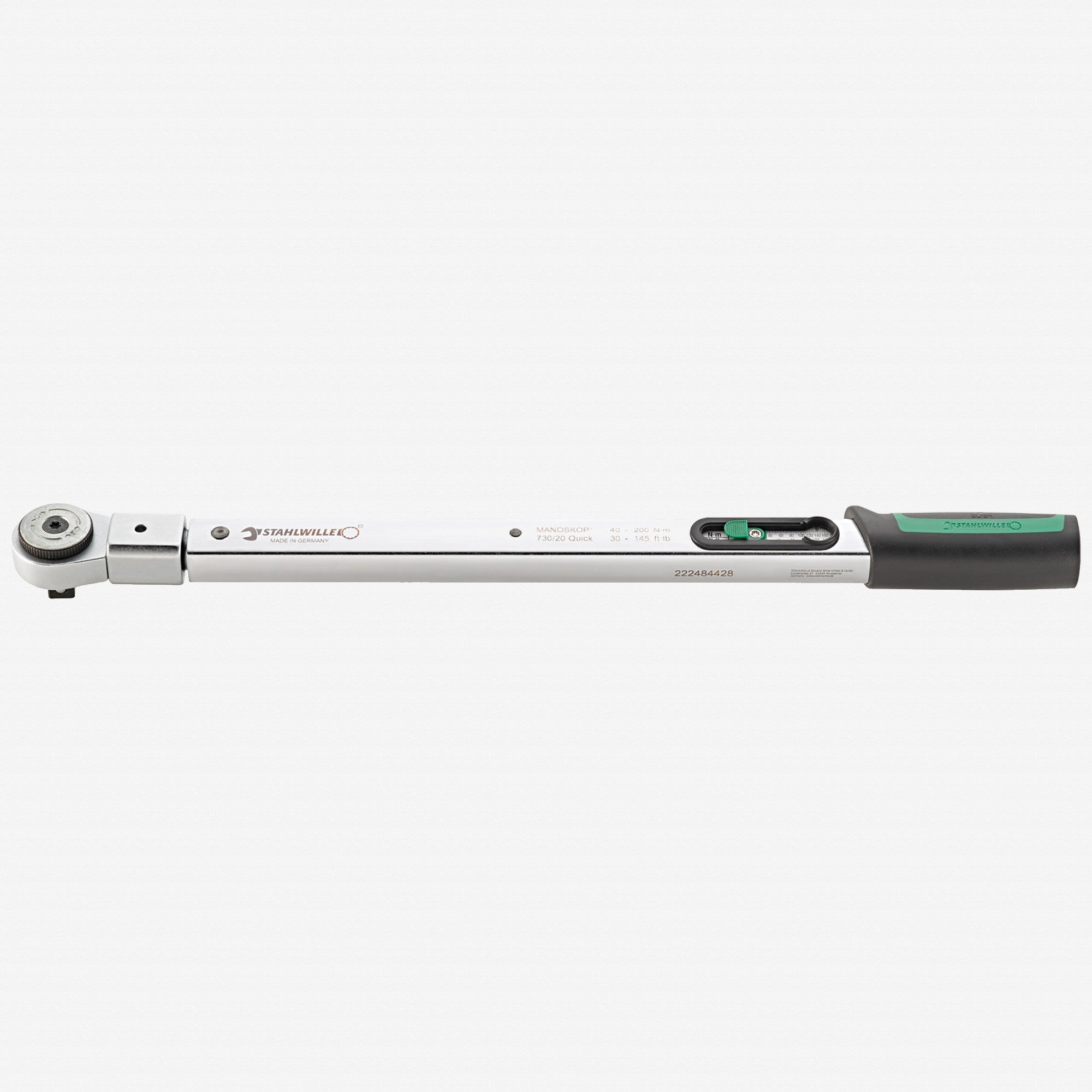 Stahlwille 730R/30 Quick MANOSKOP Torque Wrench, 1/2" Drive, 60 - 300 Nm - ST96504030 - KC Tool