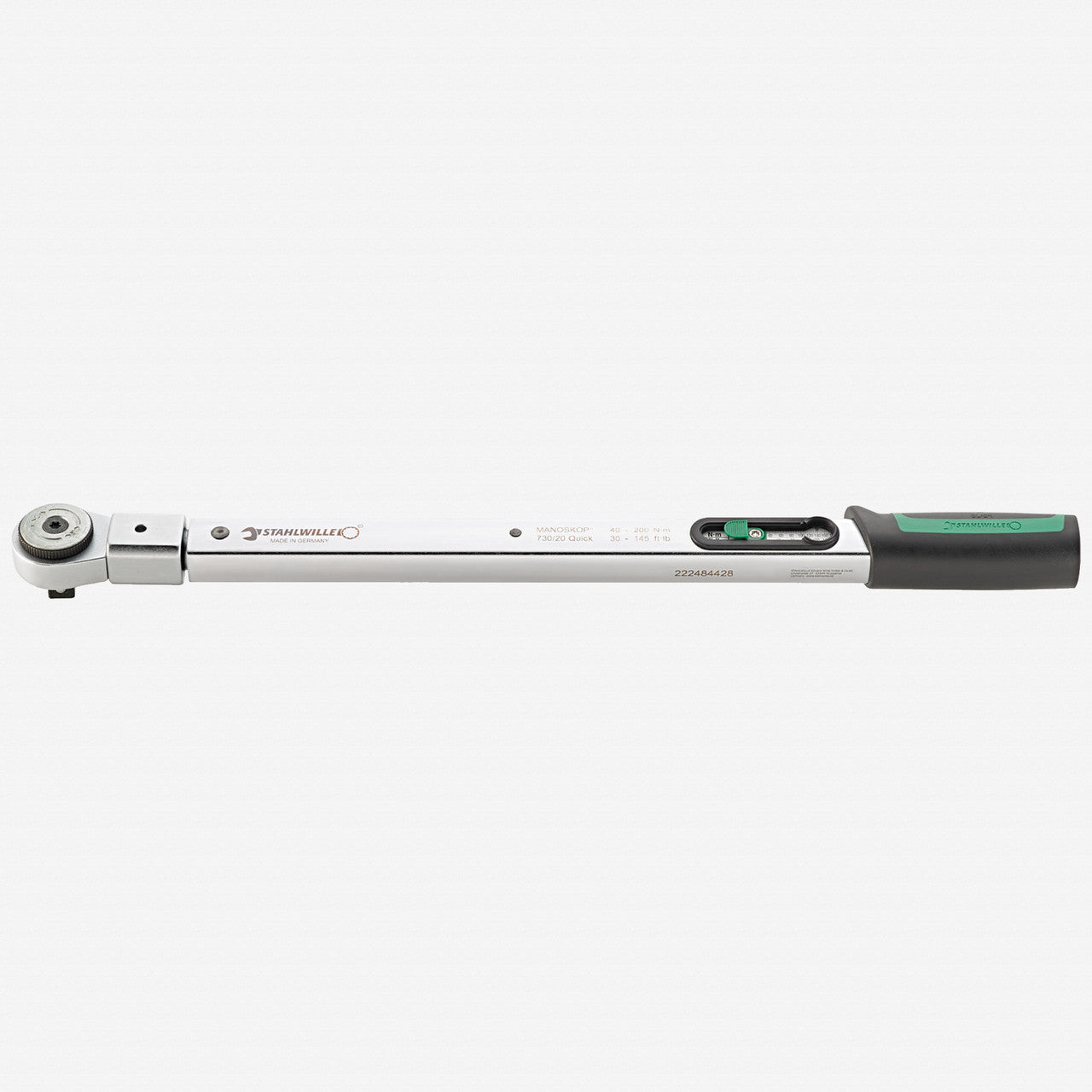 Stahlwille 730R/30 Quick MANOSKOP Torque Wrench, 1/2" Drive, 60 - 300 Nm - ST96504030 - KC Tool