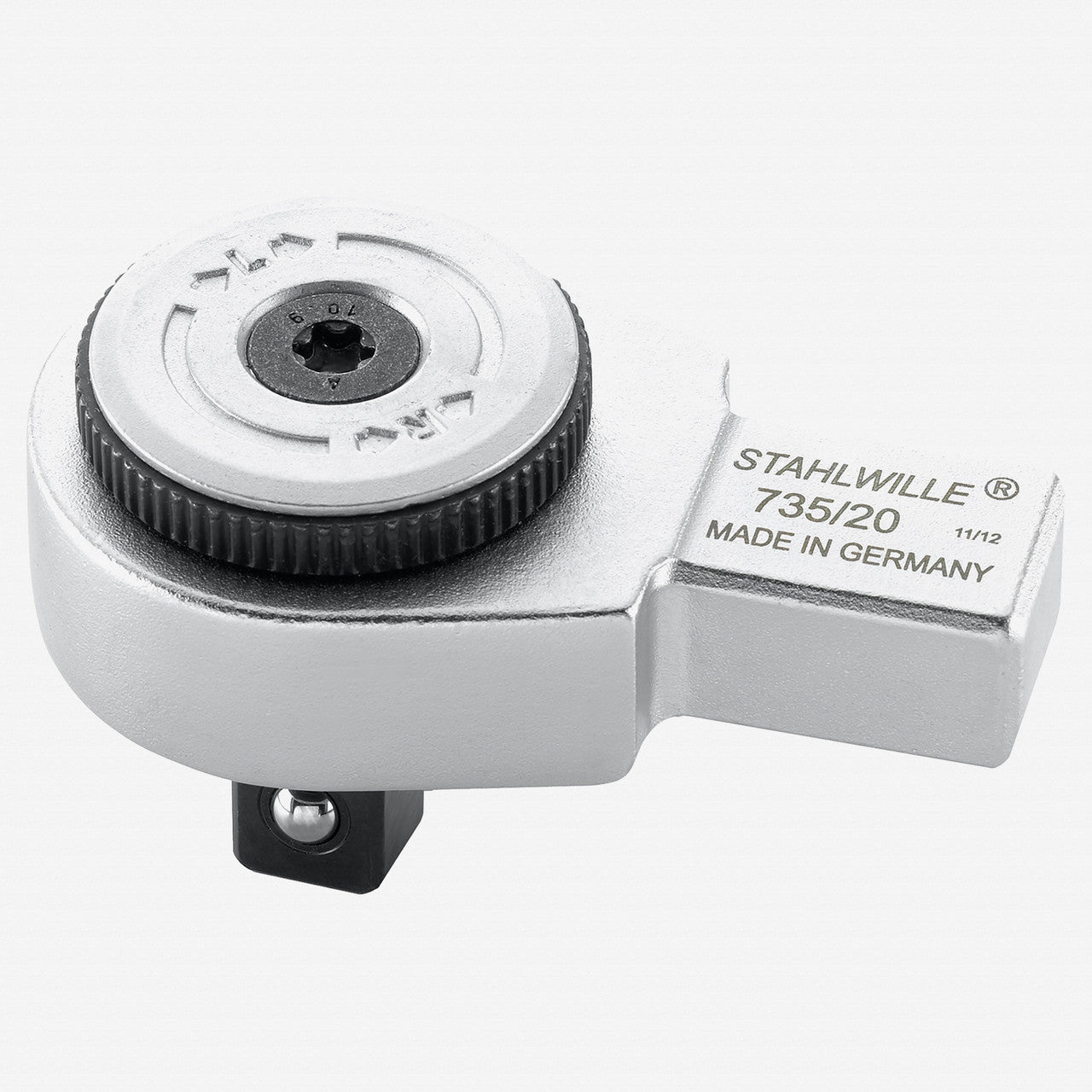 Stahlwille 735 1/2" Fine Tooth Ratchet Insert Tool, 1/2" Drive, Size 20, 14x18 mm - ST58250020 - KC Tool