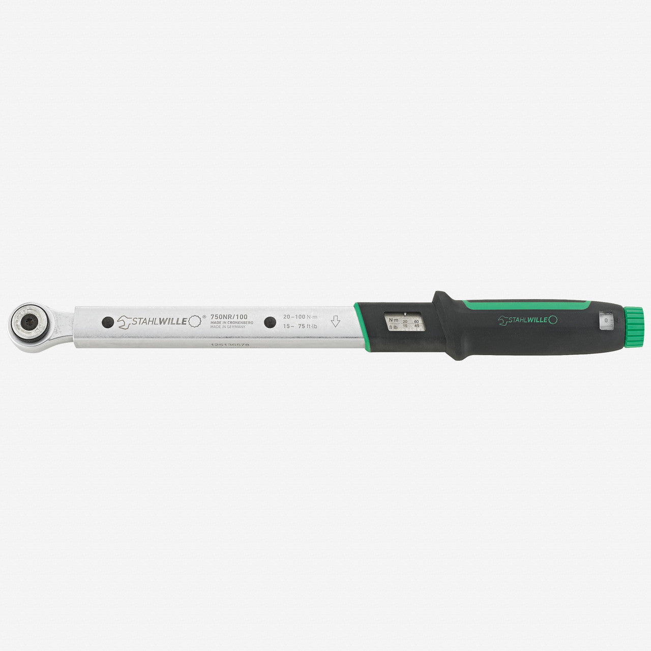 Stahlwille 750NR/100 Torque Wrench, 3/8" Drive, 20 - 100 Nm - ST50021003 - KC Tool