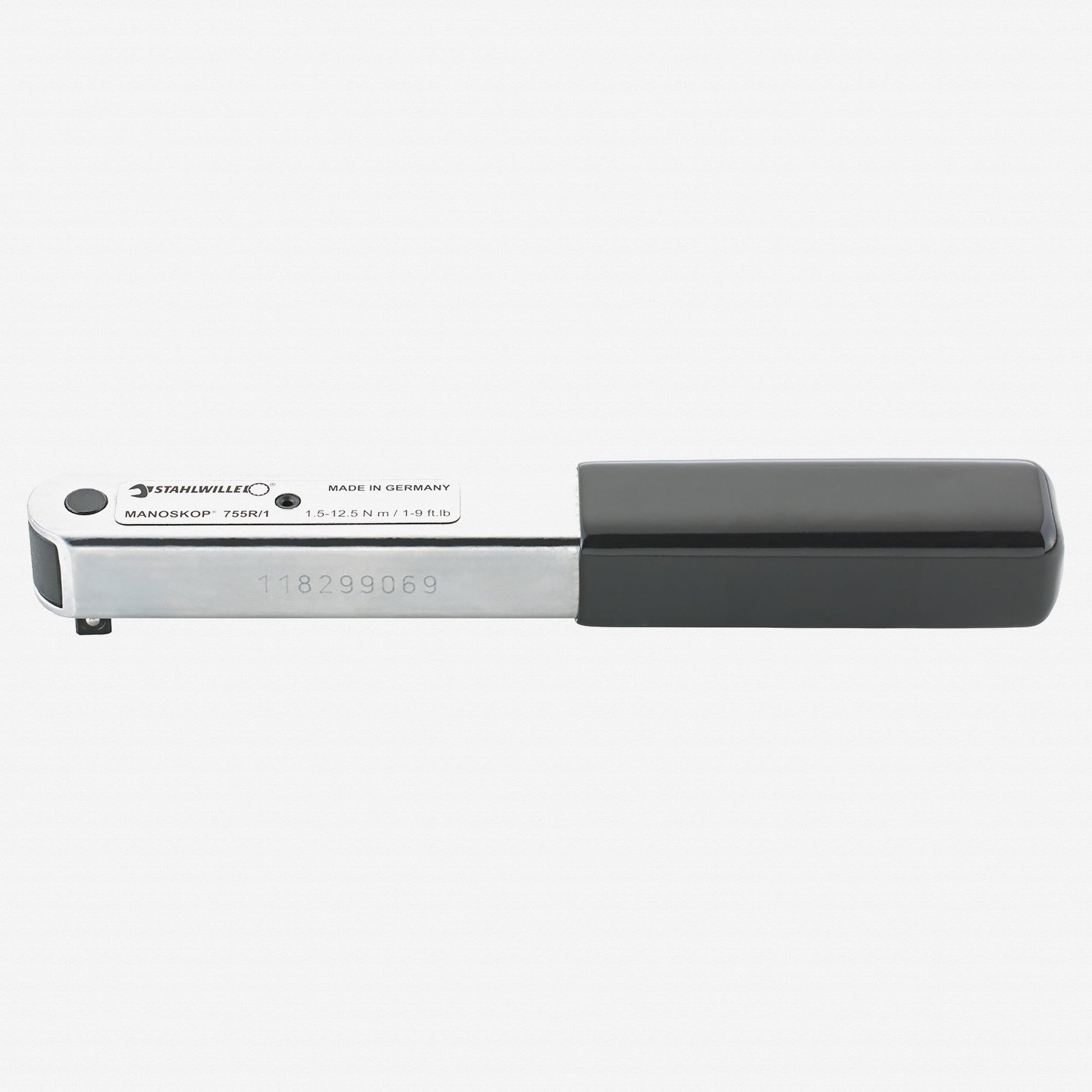 Stahlwille 755R/1 Series MANOSKOP Torque Wrench With Ratchet, 1.5-12.5 Nm - ST50100001 - KC Tool