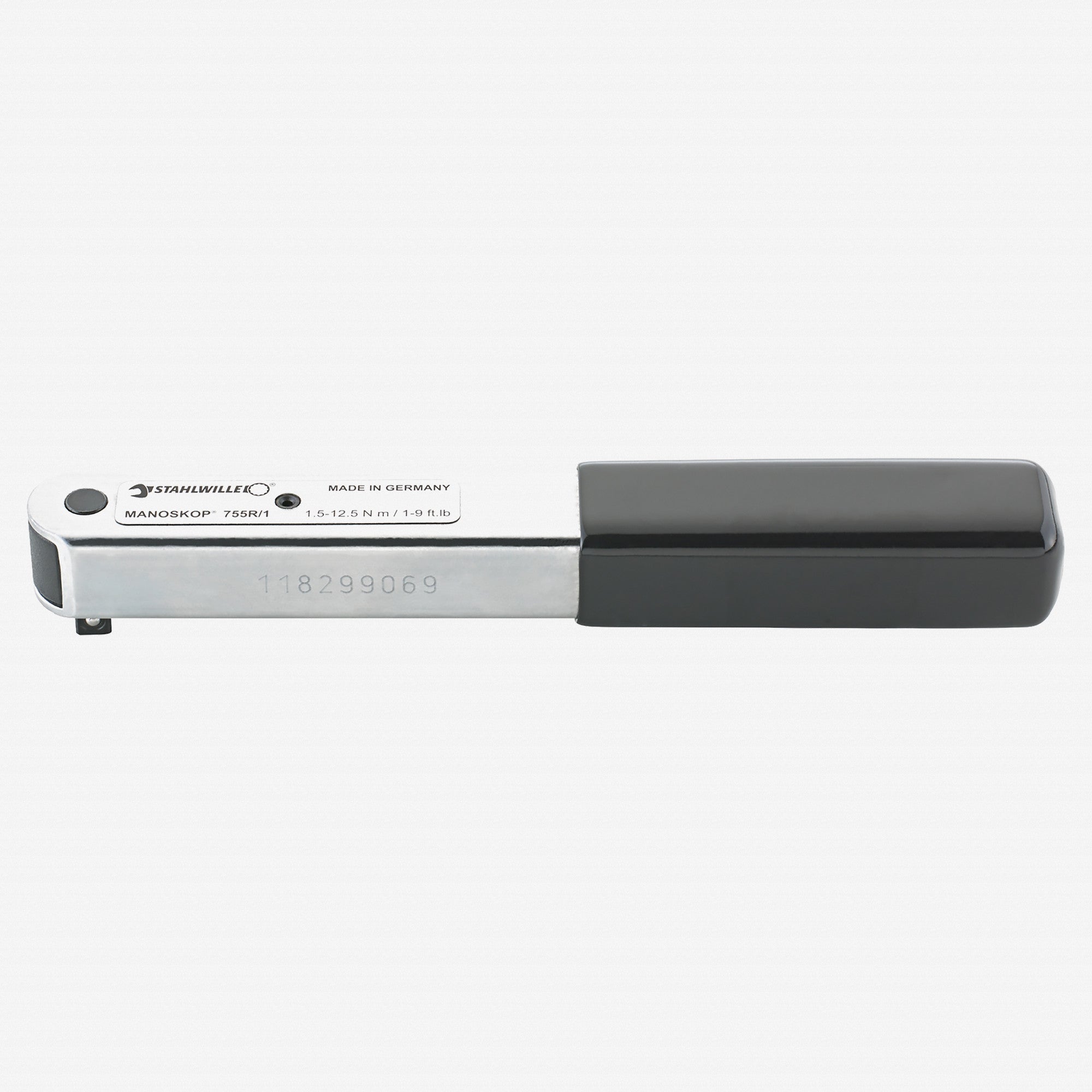 Stahlwille 755R/1 Series MANOSKOP Torque Wrench With Ratchet, 1.5-12.5 Nm - ST50100001 - KC Tool