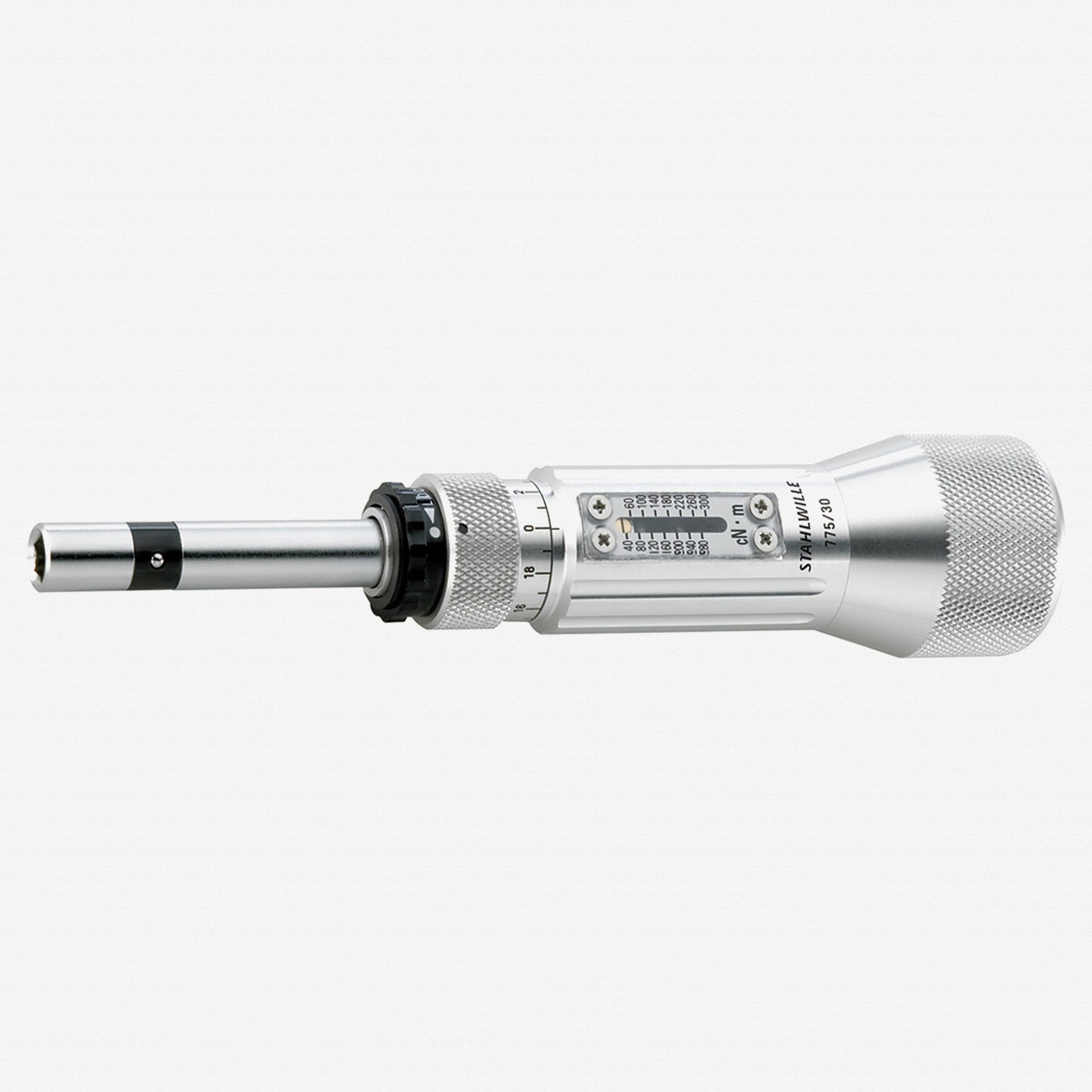 Stahlwille 775 TORSIOMAX Torque Screwdriver for 1/4" Hex Bit, Size 30, 40-300 cNm - ST51060030 - KC Tool
