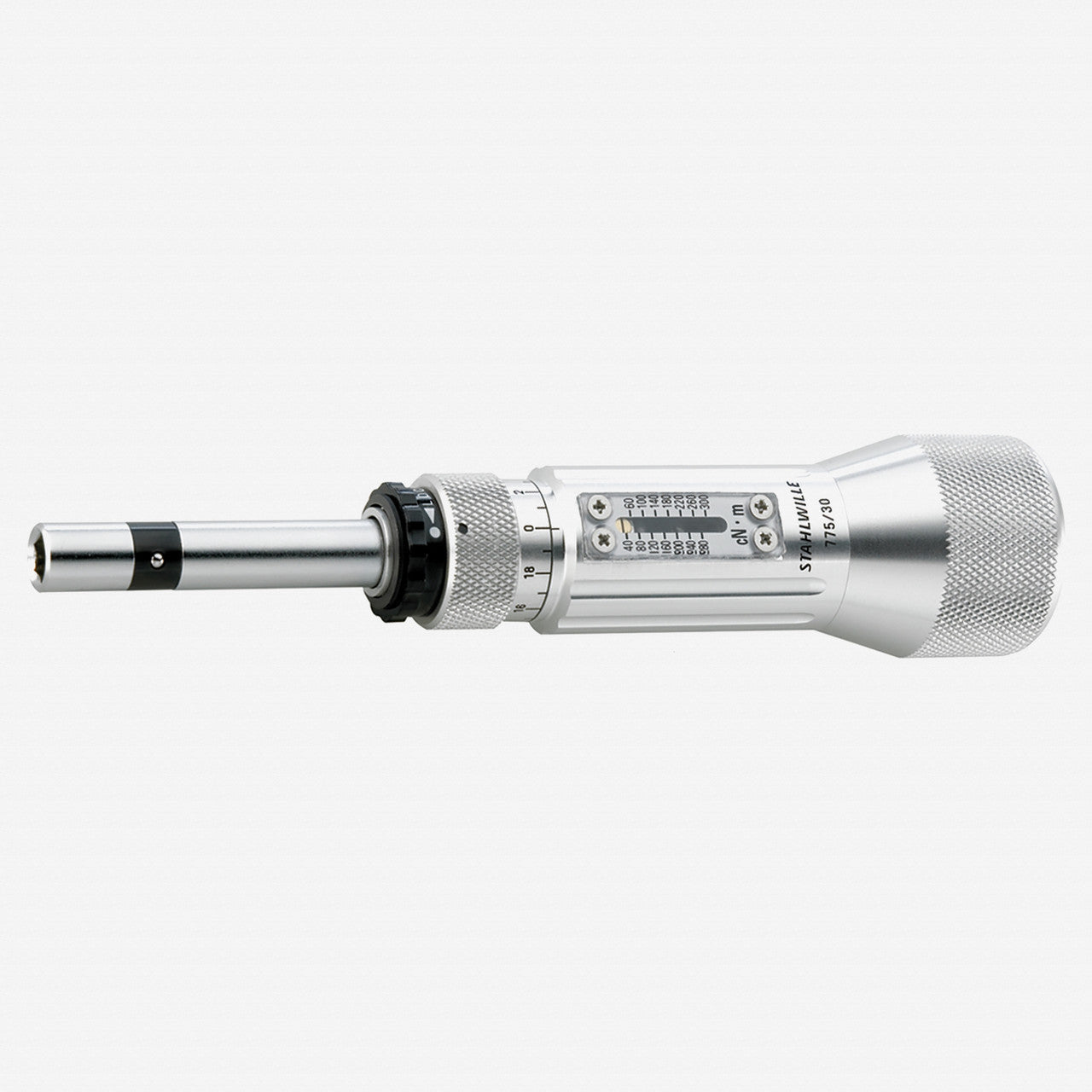 Stahlwille 775 TORSIOMAX Torque Screwdriver for 1/4" Hex Bit, Size 30, 40 - 300 cNm - ST51060030 - KC Tool