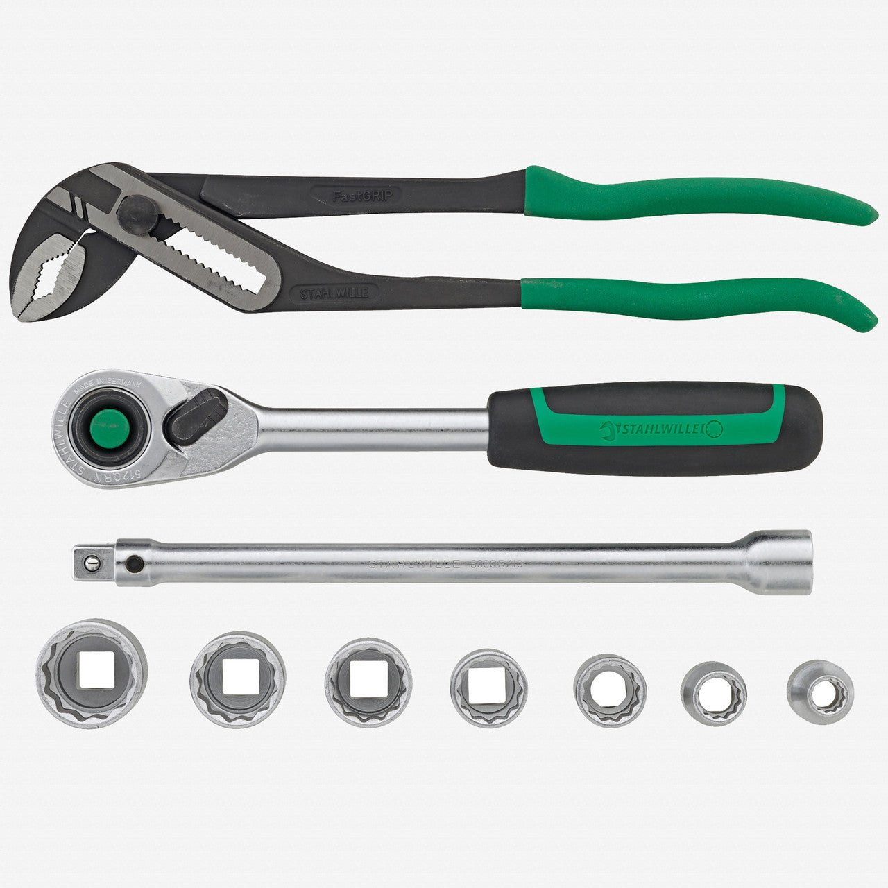 Stahlwille AGRARSET MOBIL Agricultural Maintenance Expansion Set, 10 Pieces - ST96830278 - KC Tool