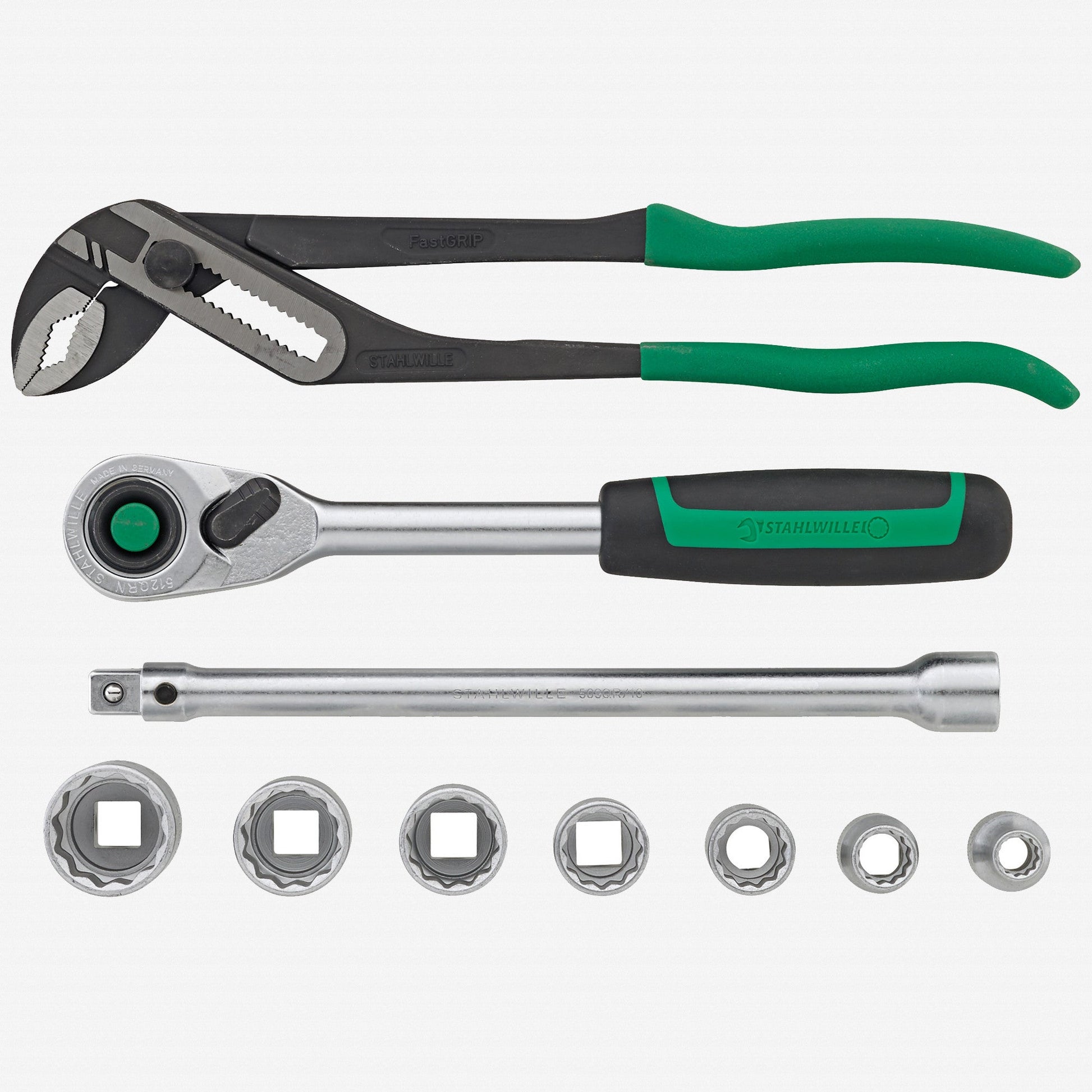 Stahlwille AGRARSET MOBIL Agricultural Maintenance Expansion Set, 10 Pieces - ST96830278 - KC Tool