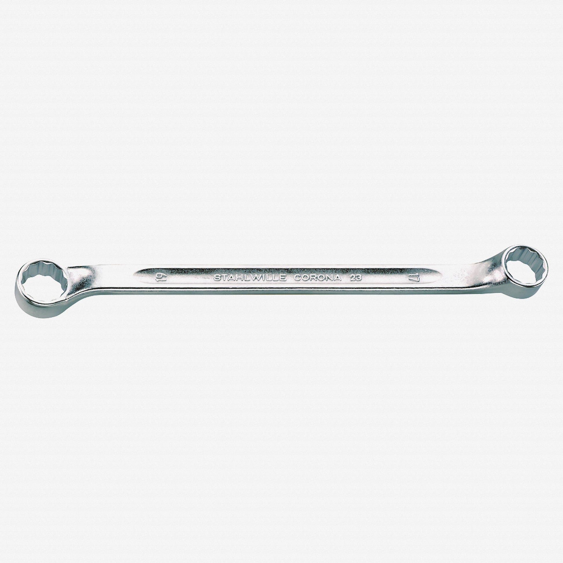 Stahlwille CORONA 23 Shallow Offset Double Box End Wrench, 14 x 15 mm - ST41071415 - KC Tool