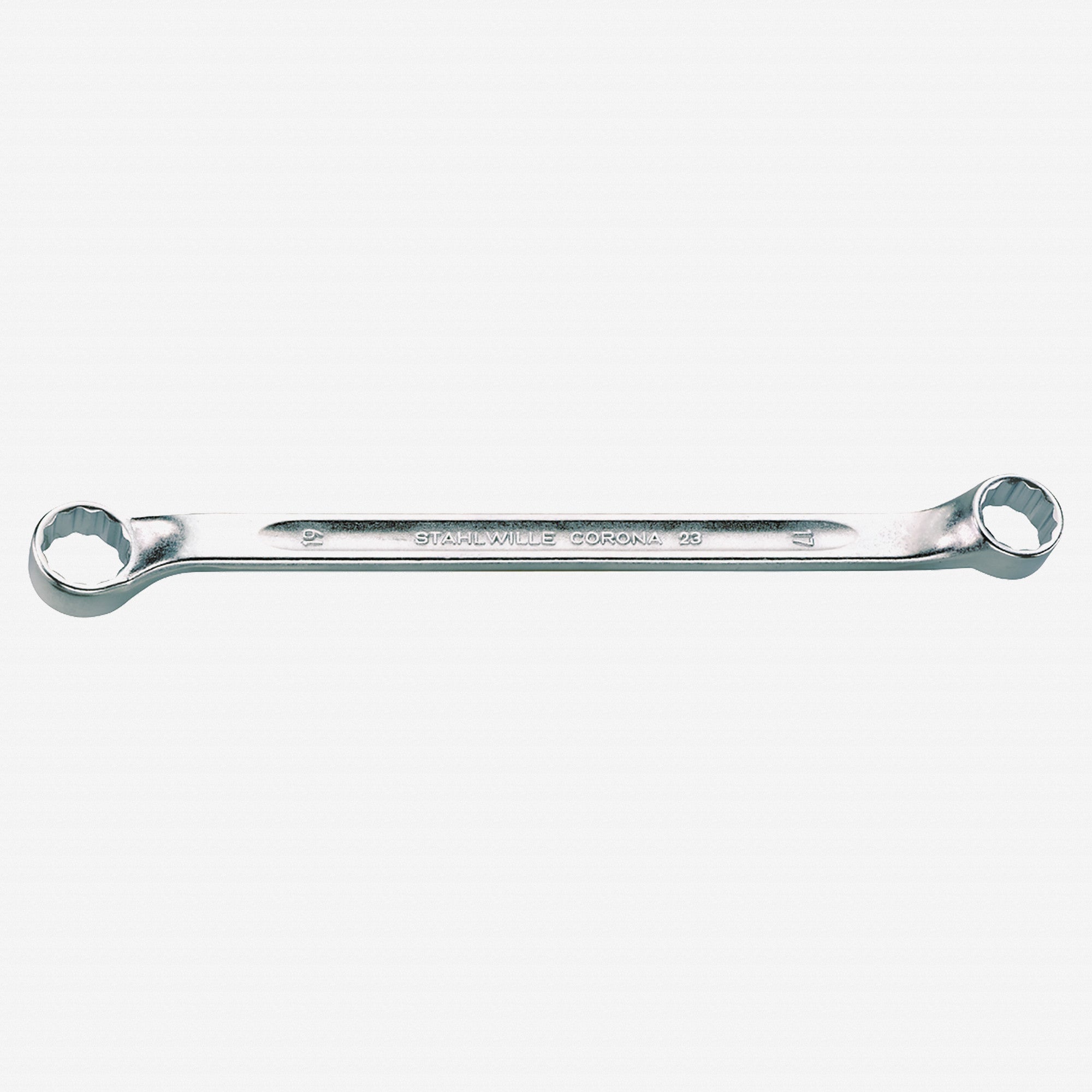 Stahlwille CORONA 23 Shallow Offset Double Box End Wrench, 16 x 17 mm - ST41071617 - KC Tool