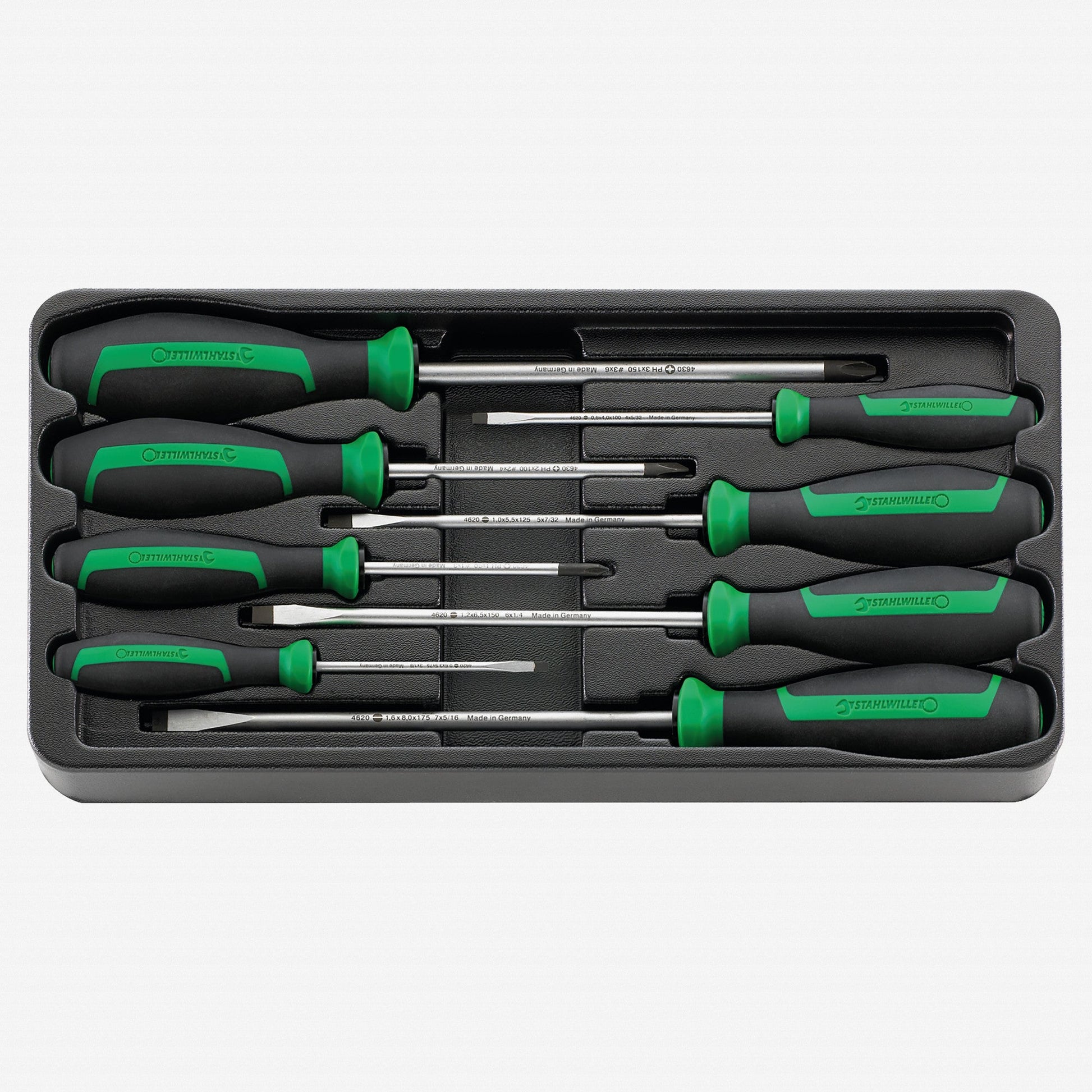 Stahlwille ES 4620/4630/8 DRALL+ Set of Screwdrivers, 8 Pieces - ST96838237 - KC Tool