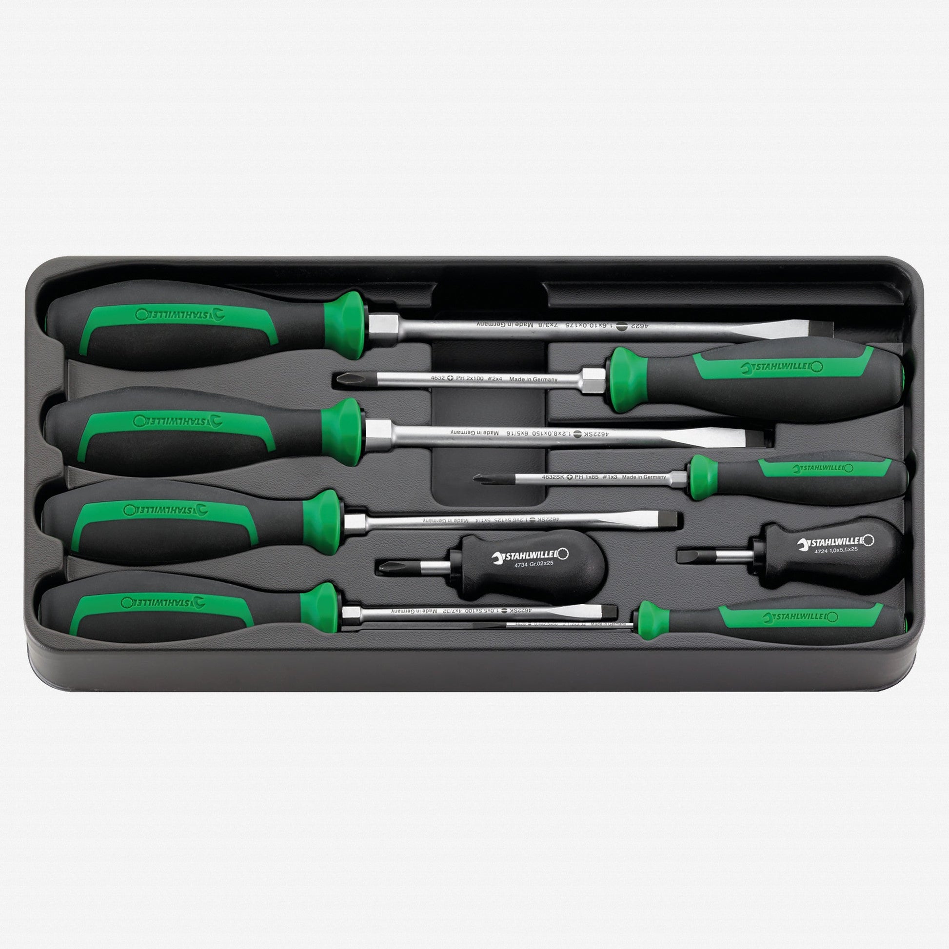 Stahlwille ES 4622-4734/9 DRALL+ Set of Screwdrivers, 9 Pieces - ST96838234 - KC Tool