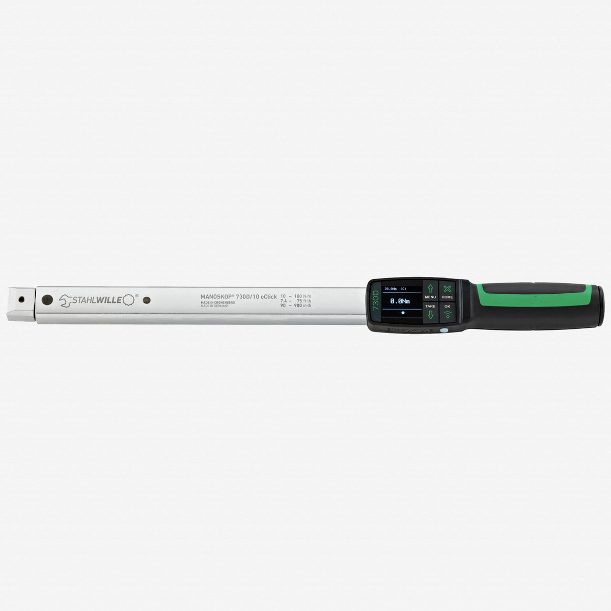 Stahlwille MANOSKOP 730D/10 eClick Electromechanical Torque Wrench, 10 - 100 Nm - ST96501410 - KC Tool