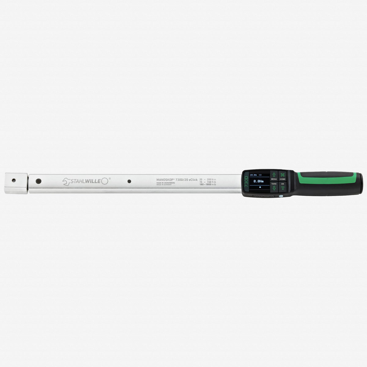 Stahlwille MANOSKOP 730D/20 eClick Electromechanical Torque Wrench, 20 - 200 Nm - ST96501420 - KC Tool