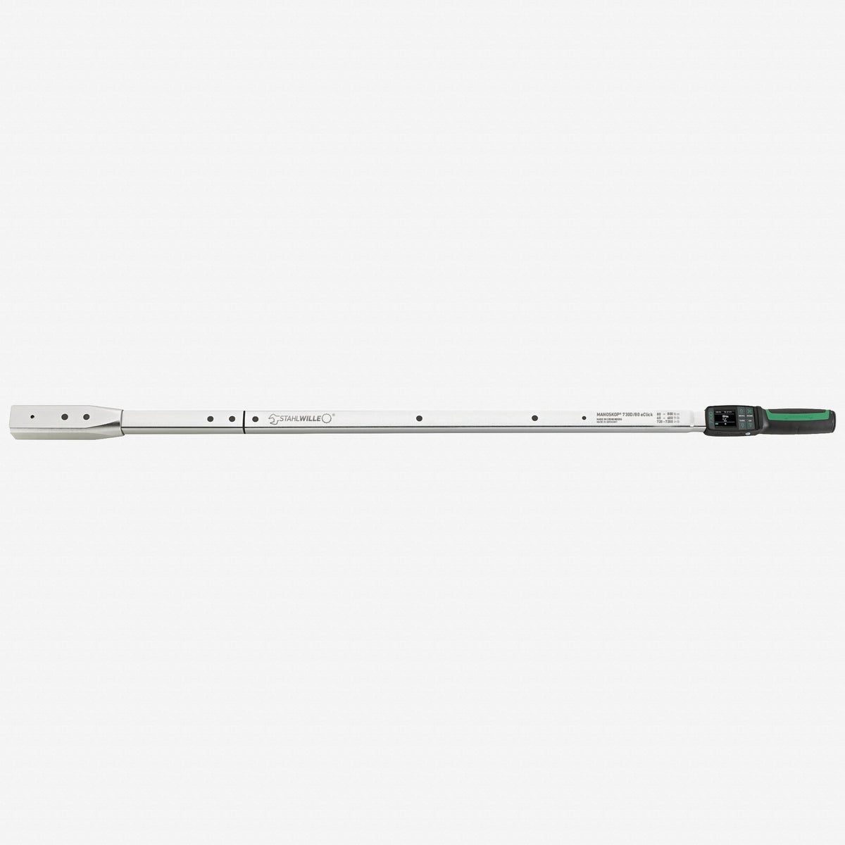 Stahlwille MANOSKOP 730D/80 eClick Electromechanical Torque Wrench, 80 - 800 Nm - ST96501480 - KC Tool