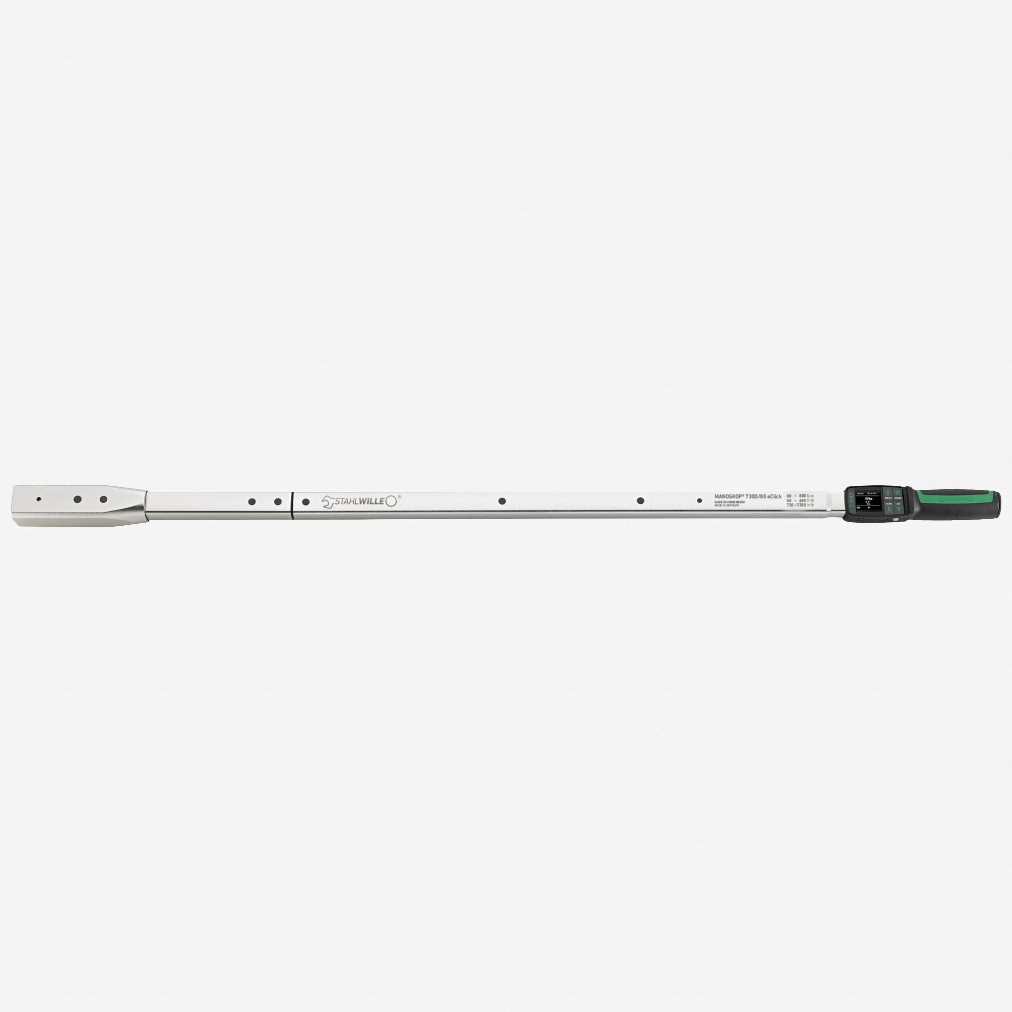 Stahlwille MANOSKOP 730D/80 eClick Electromechanical Torque Wrench, 80 - 800 Nm - ST96501480 - KC Tool